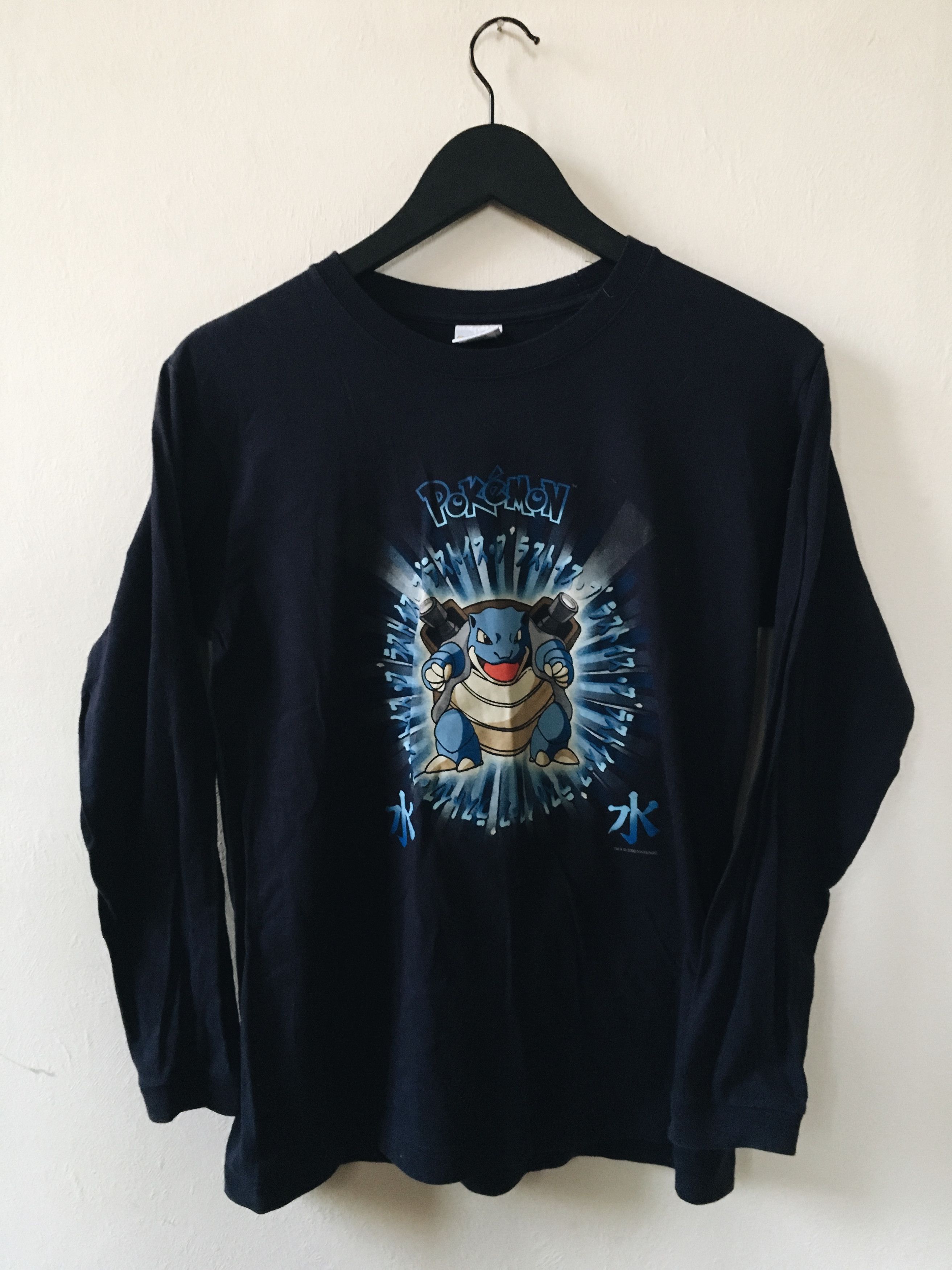 Cartoon Network Vintage 2000 Pokemon Blastoise Nintendo Longsleeve T-shirt Size US S / EU 44-46 / 1 - 1 Thumbnail