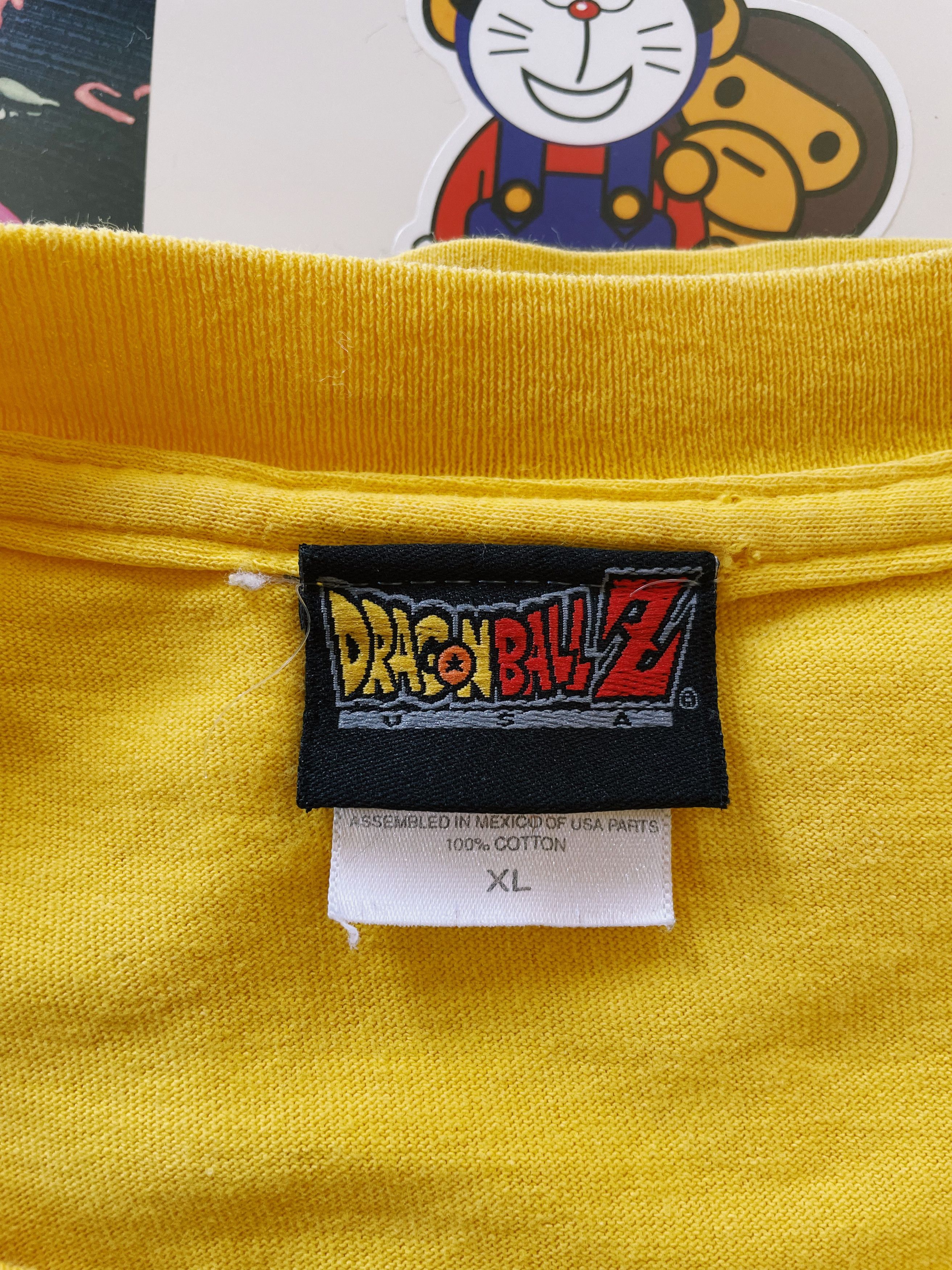 Anime × Cartoon Network × Vintage Vintage 2000 Dragon Ball Z Trunks Licensed T-shirt Yellow Size US XL / EU 56 / 4 - 5 Thumbnail