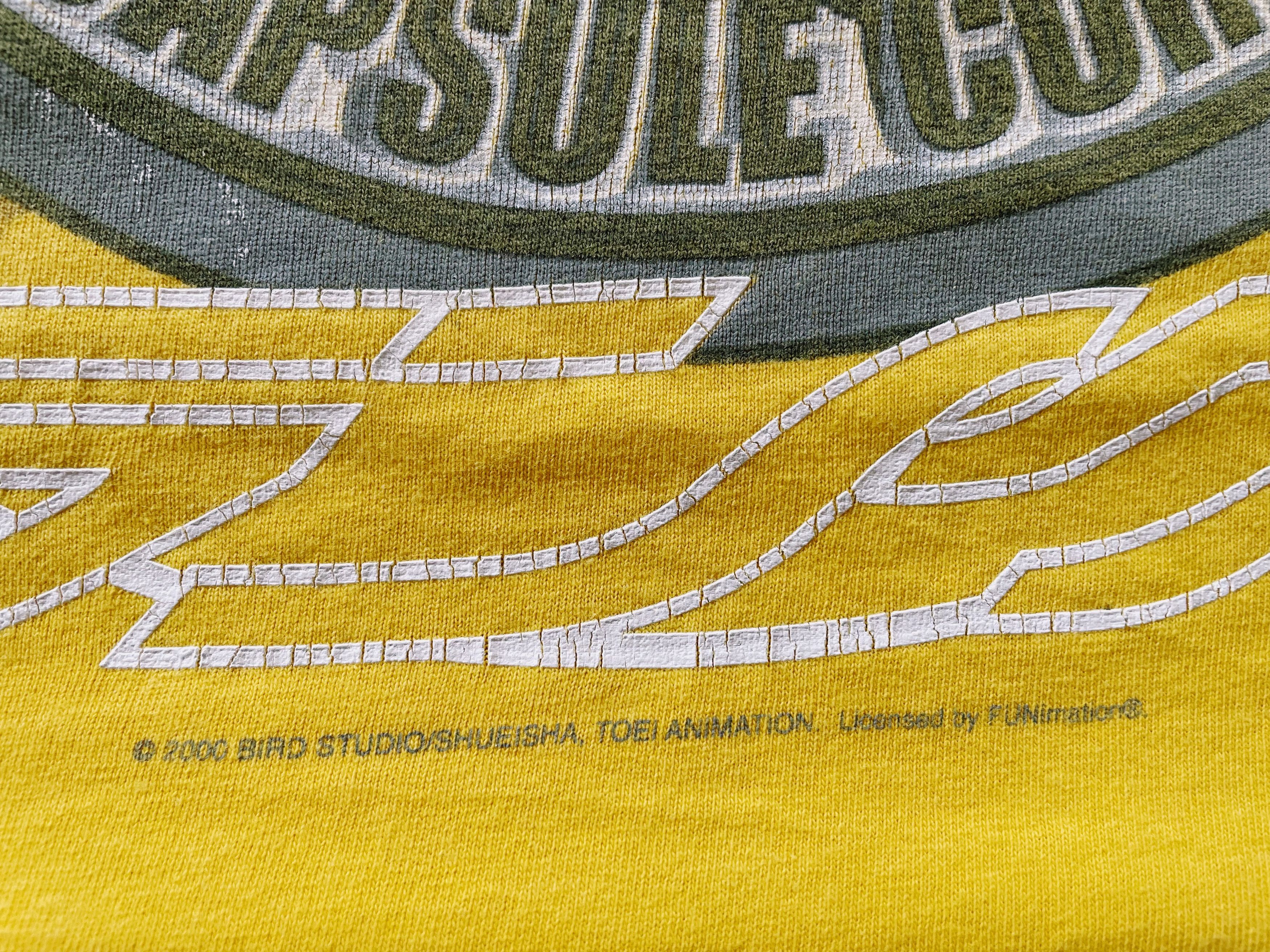 Anime × Cartoon Network × Vintage Vintage 2000 Dragon Ball Z Trunks Licensed T-shirt Yellow Size US XL / EU 56 / 4 - 6 Thumbnail