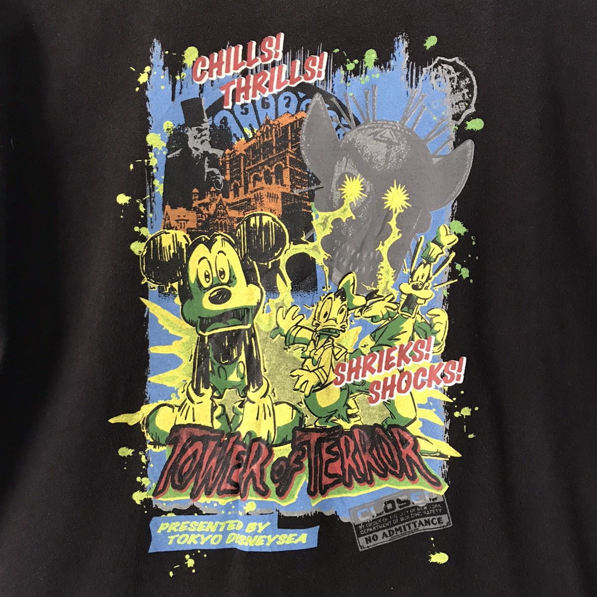 Cartoon Network Tower of Terror Tokyo Disney Sea tshirt Size US M / EU 48-50 / 2 - 6 Thumbnail
