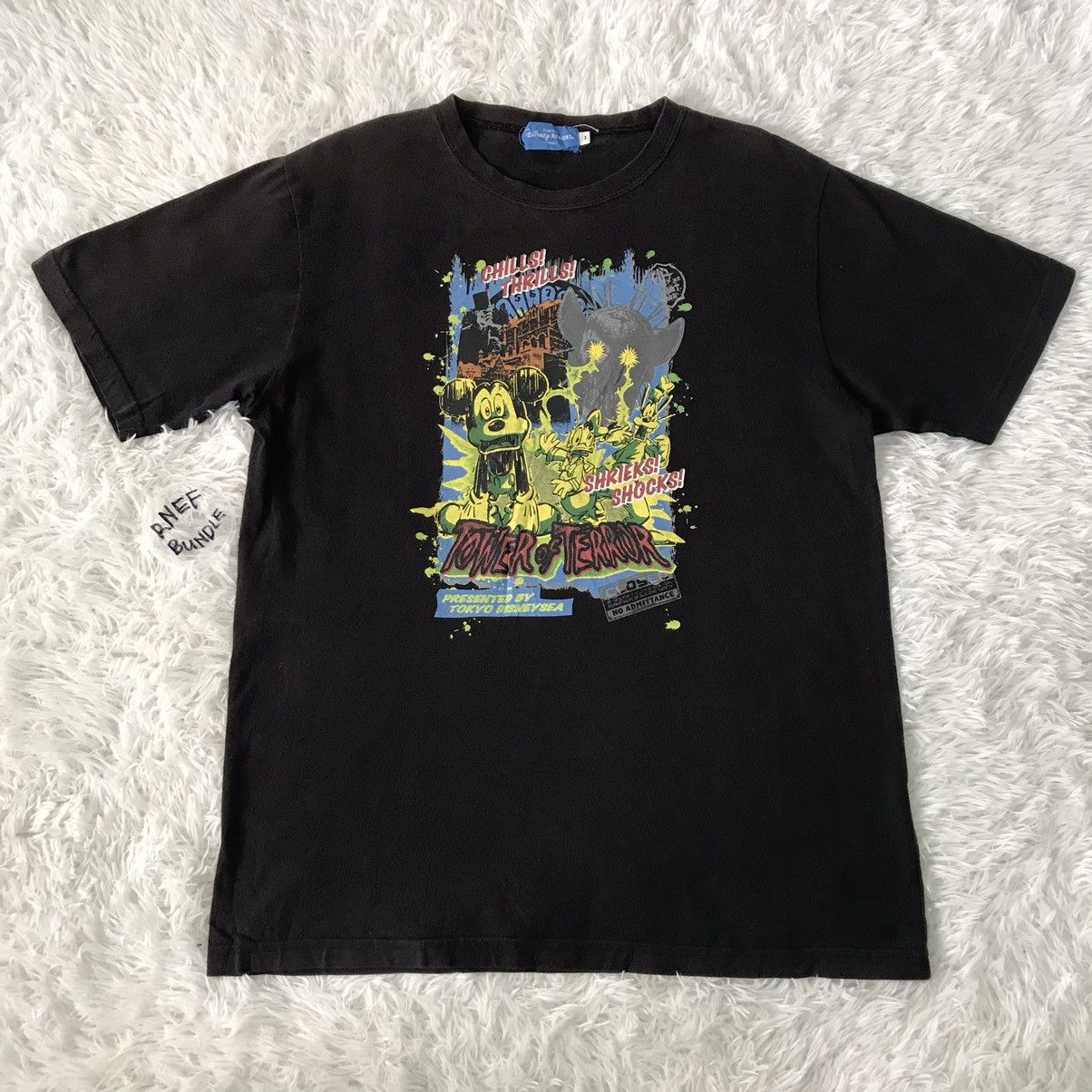 Cartoon Network Tower of Terror Tokyo Disney Sea tshirt Size US M / EU 48-50 / 2 - 19 Thumbnail