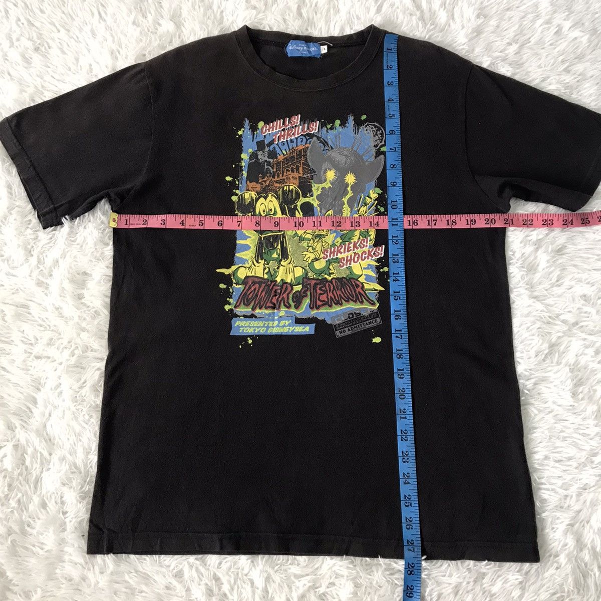 Cartoon Network Tower of Terror Tokyo Disney Sea tshirt Size US M / EU 48-50 / 2 - 20 Thumbnail