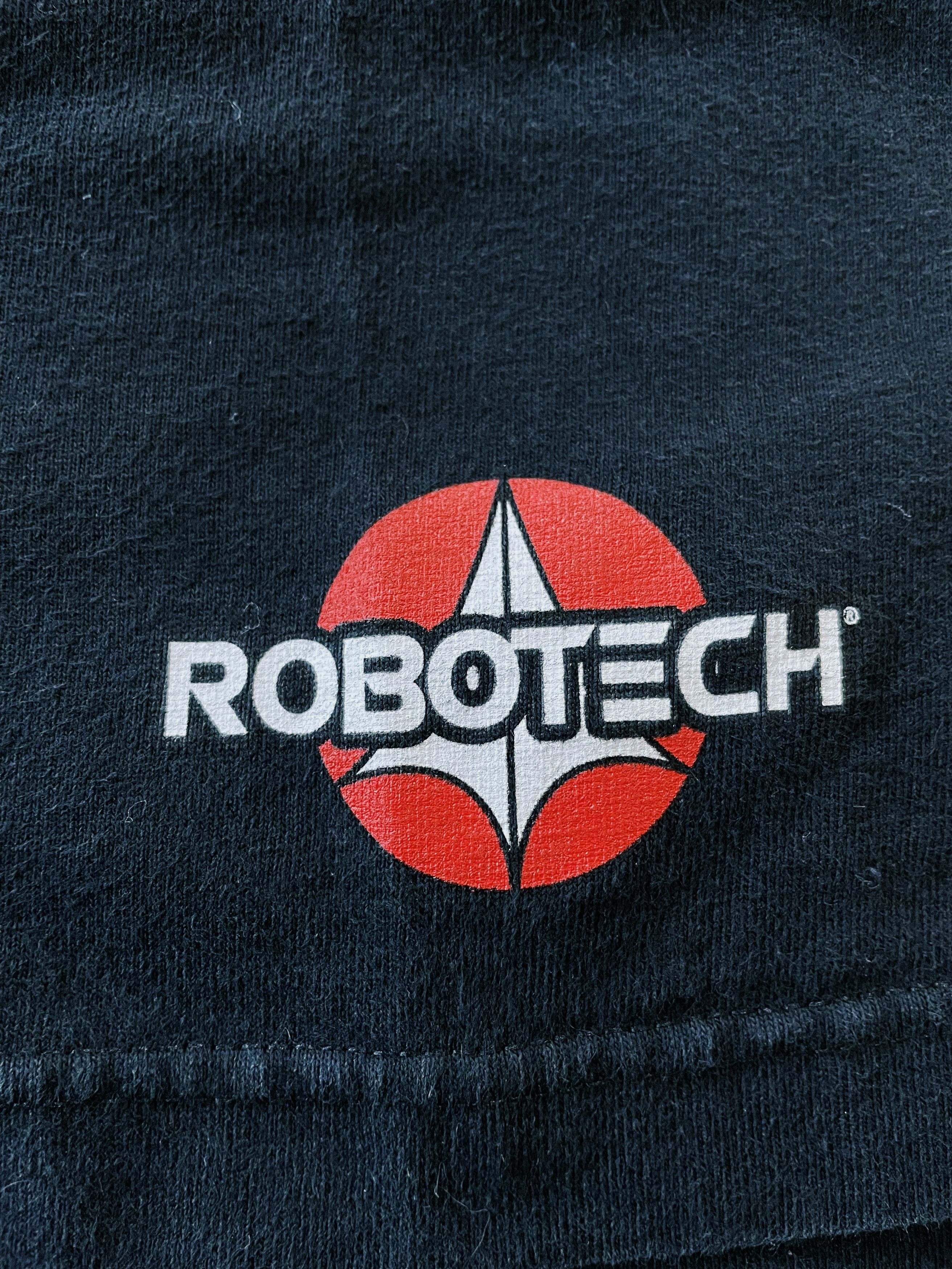 Anime × Japanese Brand × Vintage Vintage 90's Robotech ODM T-shirt Black Size US XL / EU 56 / 4 - 4 Thumbnail