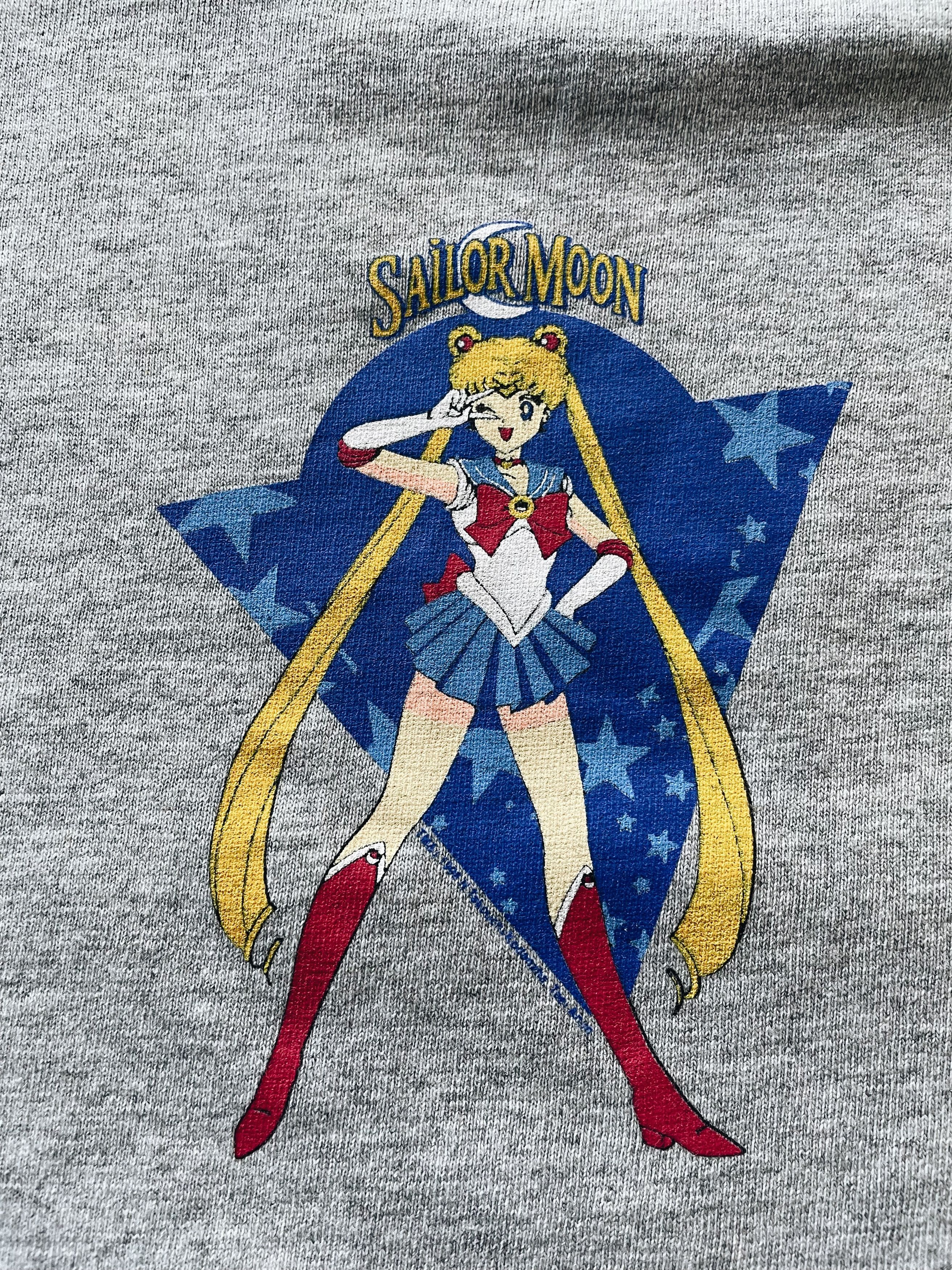 Anime × Cartoon Network × Vintage Vintage 1996 Sailor Moon Licensed T-shirt Gray Size US L / EU 52-54 / 3 - 3 Thumbnail