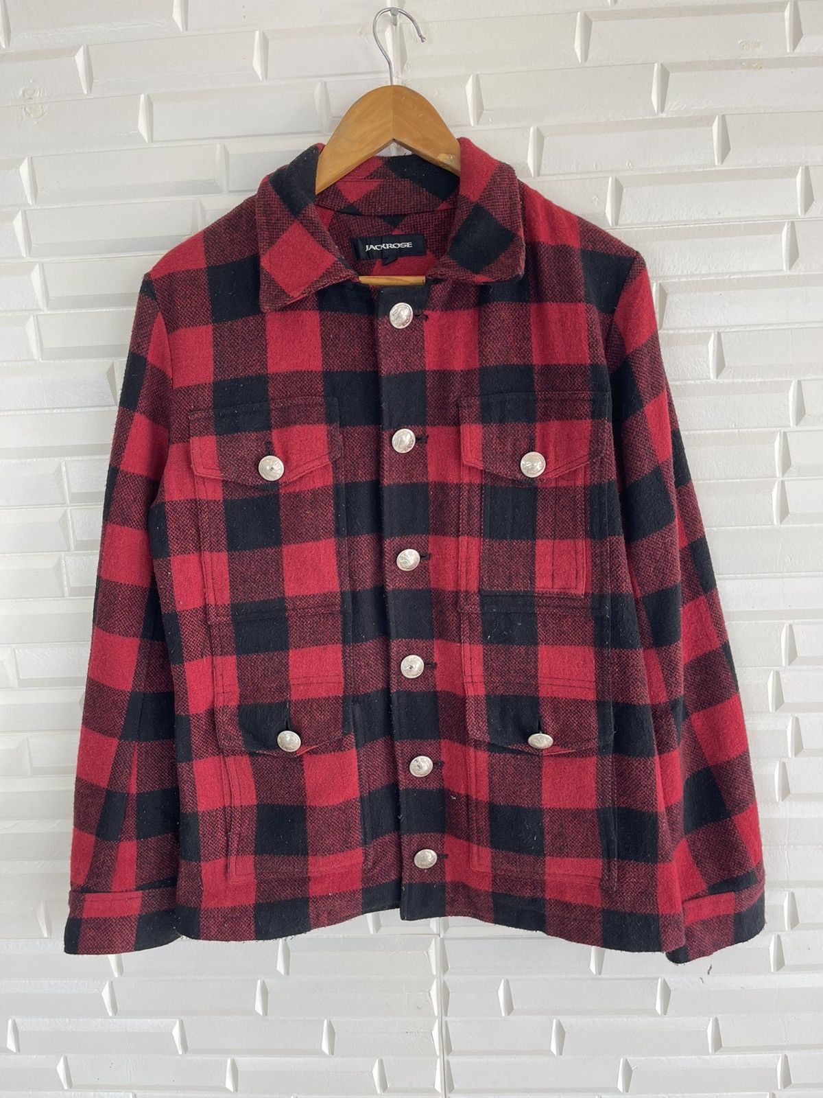 Flannel Vintage Flannel Tartan Jackrose Asphalt Animal Outlaws Size US M / EU 48-50 / 2 - 7 Thumbnail