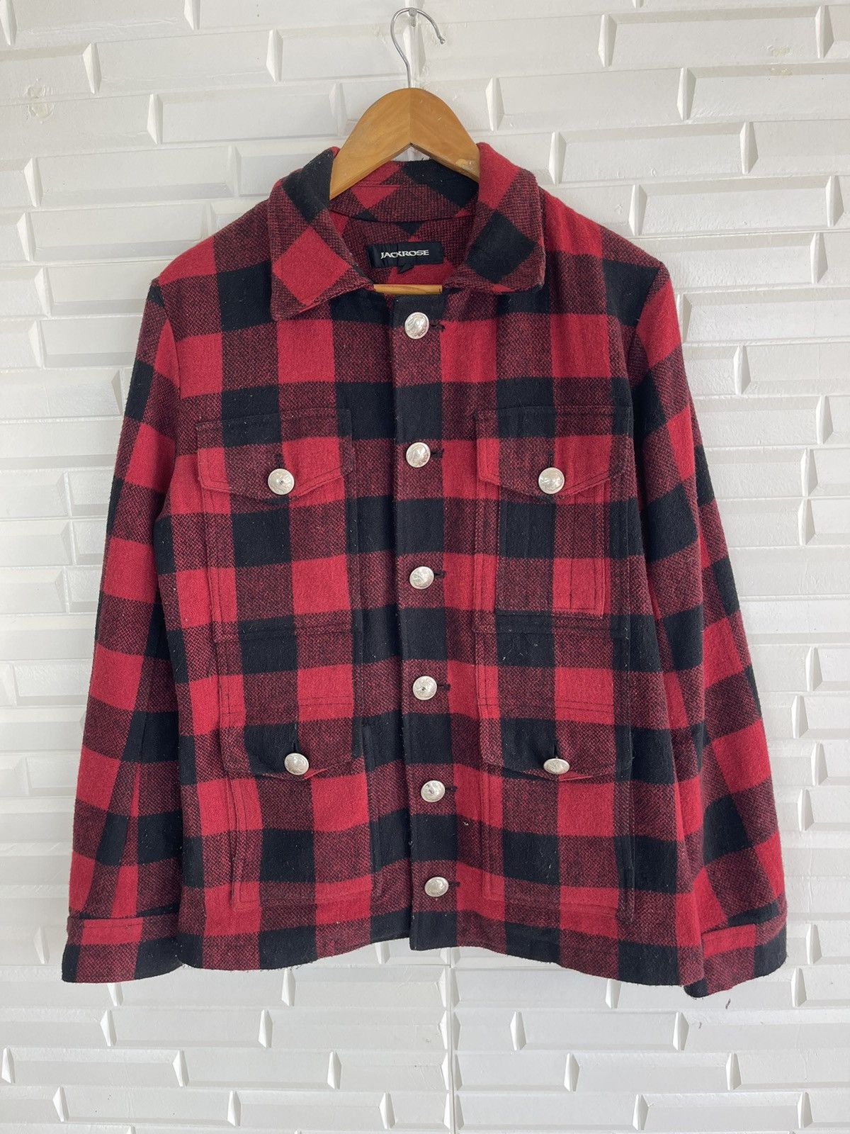 Flannel Vintage Flannel Tartan Jackrose Asphalt Animal Outlaws Size US M / EU 48-50 / 2 - 9 Thumbnail