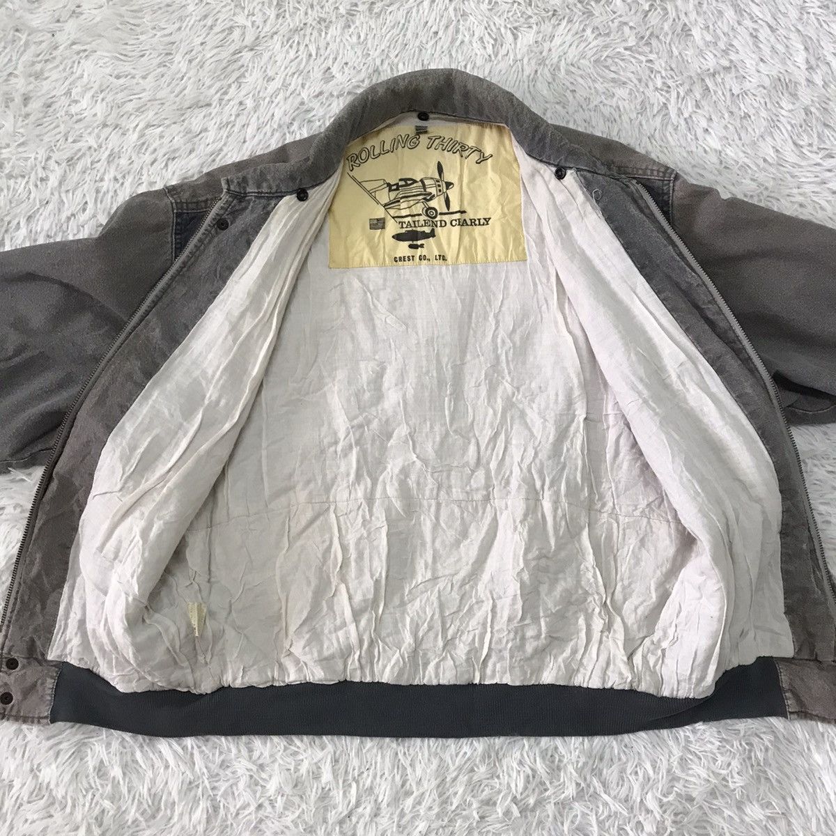 Japanese Brand Distressed mode press agency x Rollin thirty jacket Size US L / EU 52-54 / 3 - 16 Thumbnail