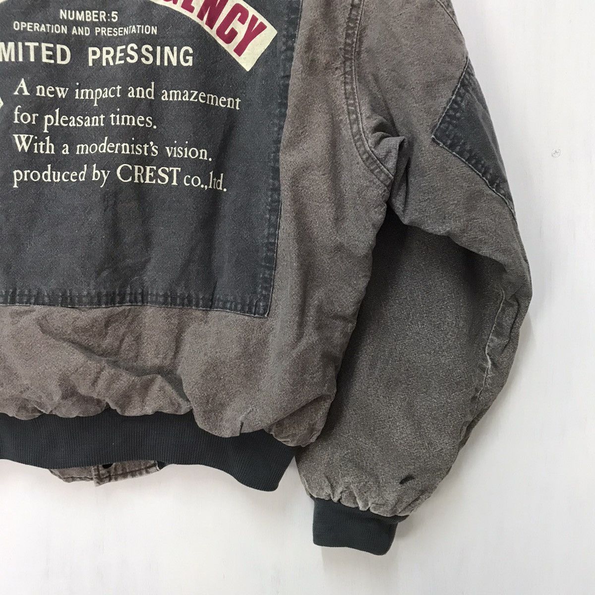 Japanese Brand Distressed mode press agency x Rollin thirty jacket Size US L / EU 52-54 / 3 - 9 Thumbnail