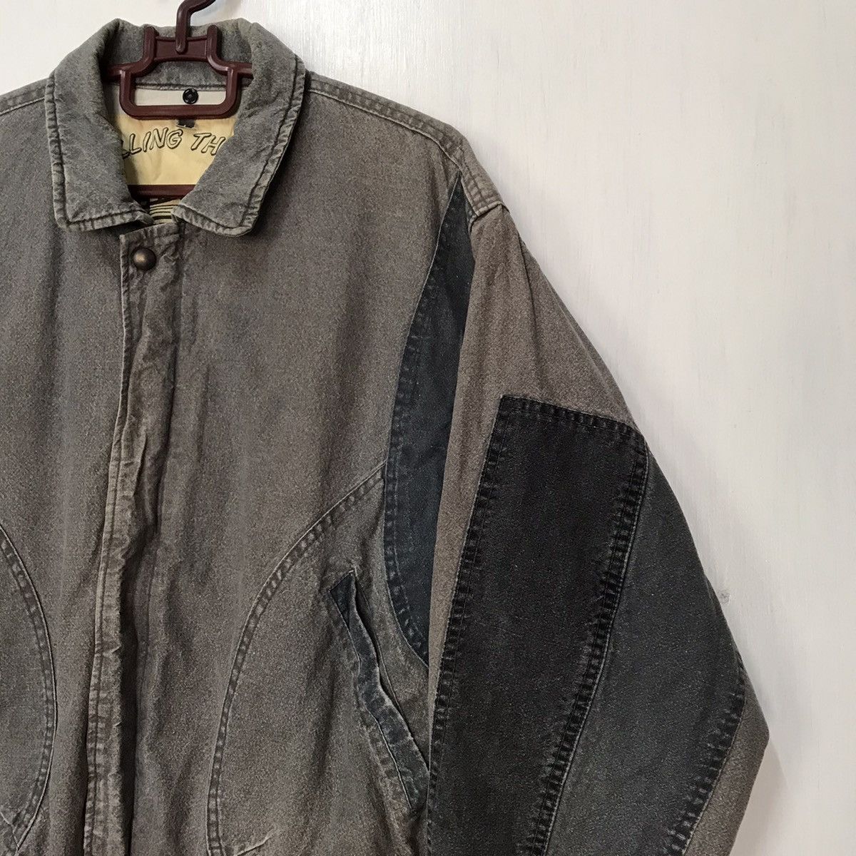 Japanese Brand Distressed mode press agency x Rollin thirty jacket Size US L / EU 52-54 / 3 - 6 Thumbnail