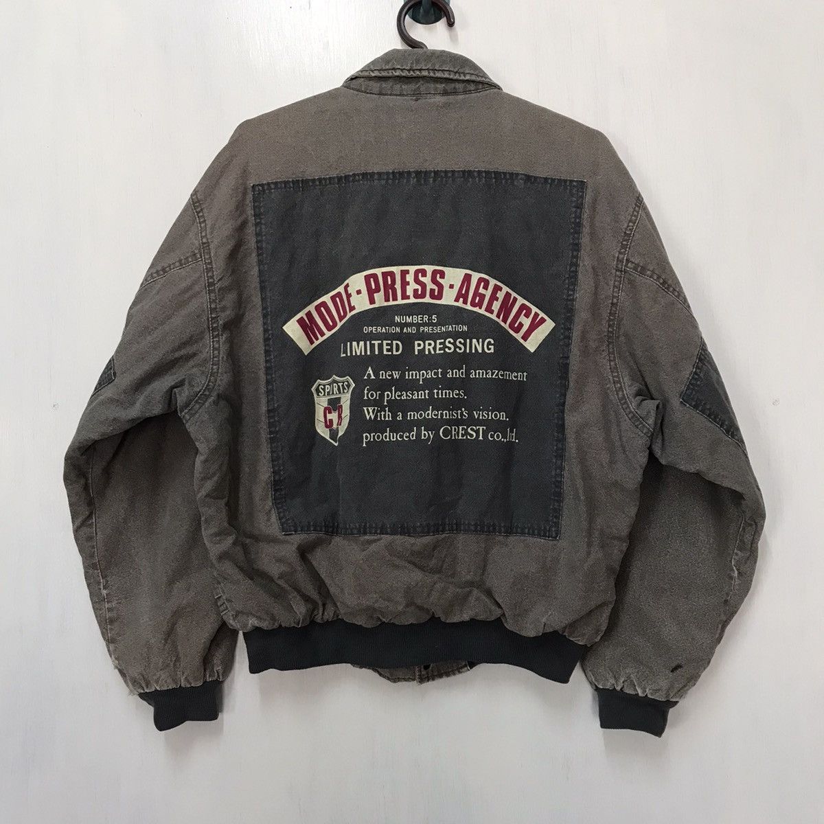 Japanese Brand Distressed mode press agency x Rollin thirty jacket Size US L / EU 52-54 / 3 - 2 Thumbnail