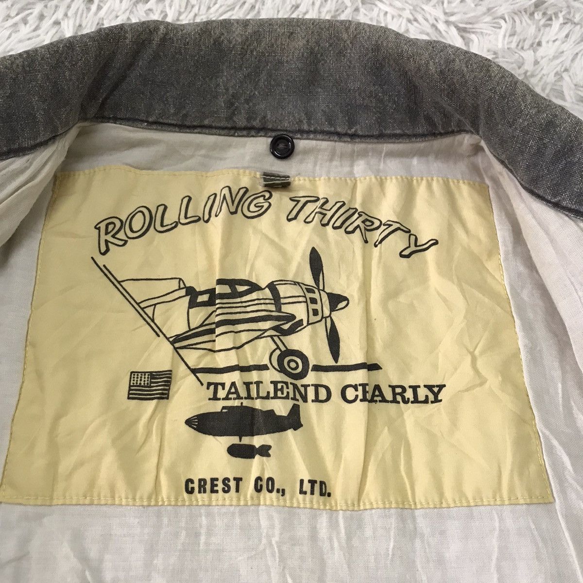 Japanese Brand Distressed mode press agency x Rollin thirty jacket Size US L / EU 52-54 / 3 - 12 Thumbnail
