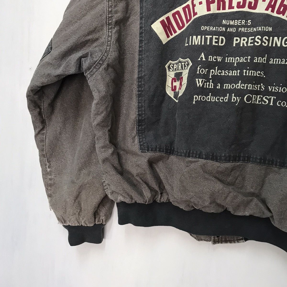 Japanese Brand Distressed mode press agency x Rollin thirty jacket Size US L / EU 52-54 / 3 - 8 Thumbnail