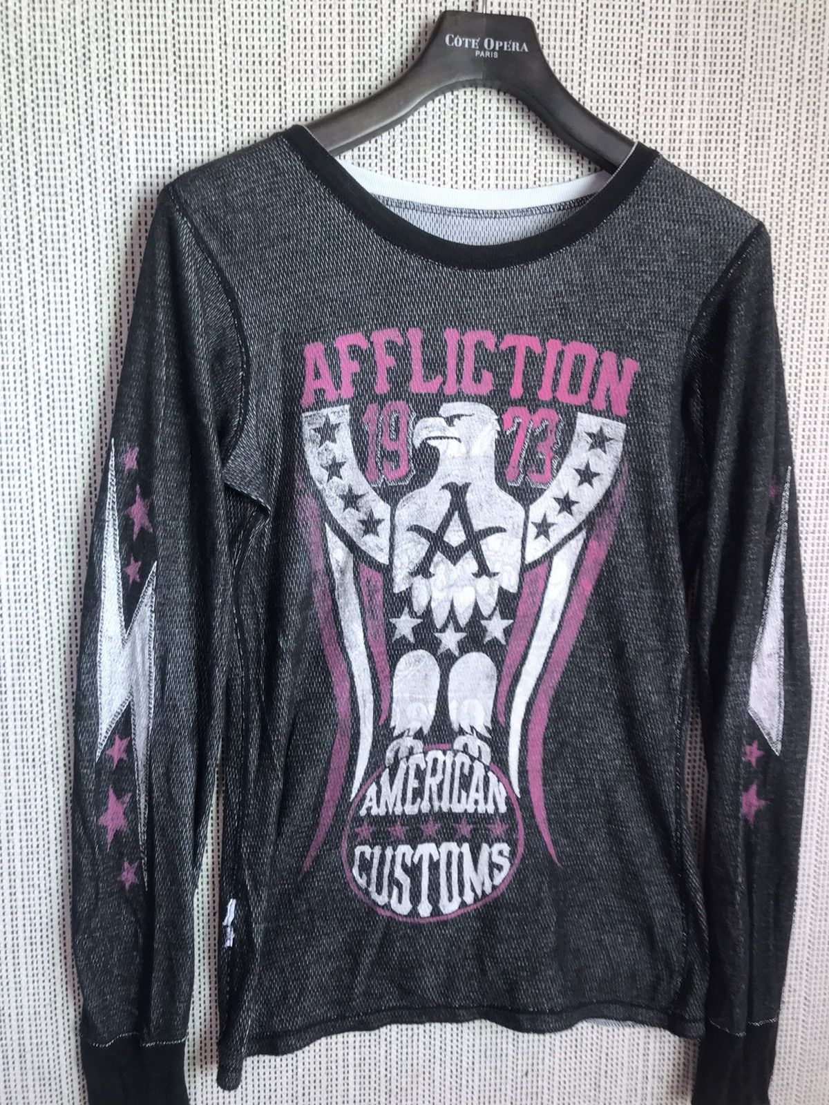 Affliction ‼️AFFLICTION AMERICAN CUSTOMS REVERSIBLE TSHIRT LONGSLEEVE‼️ Size US M / EU 48-50 / 2 - 3 Thumbnail