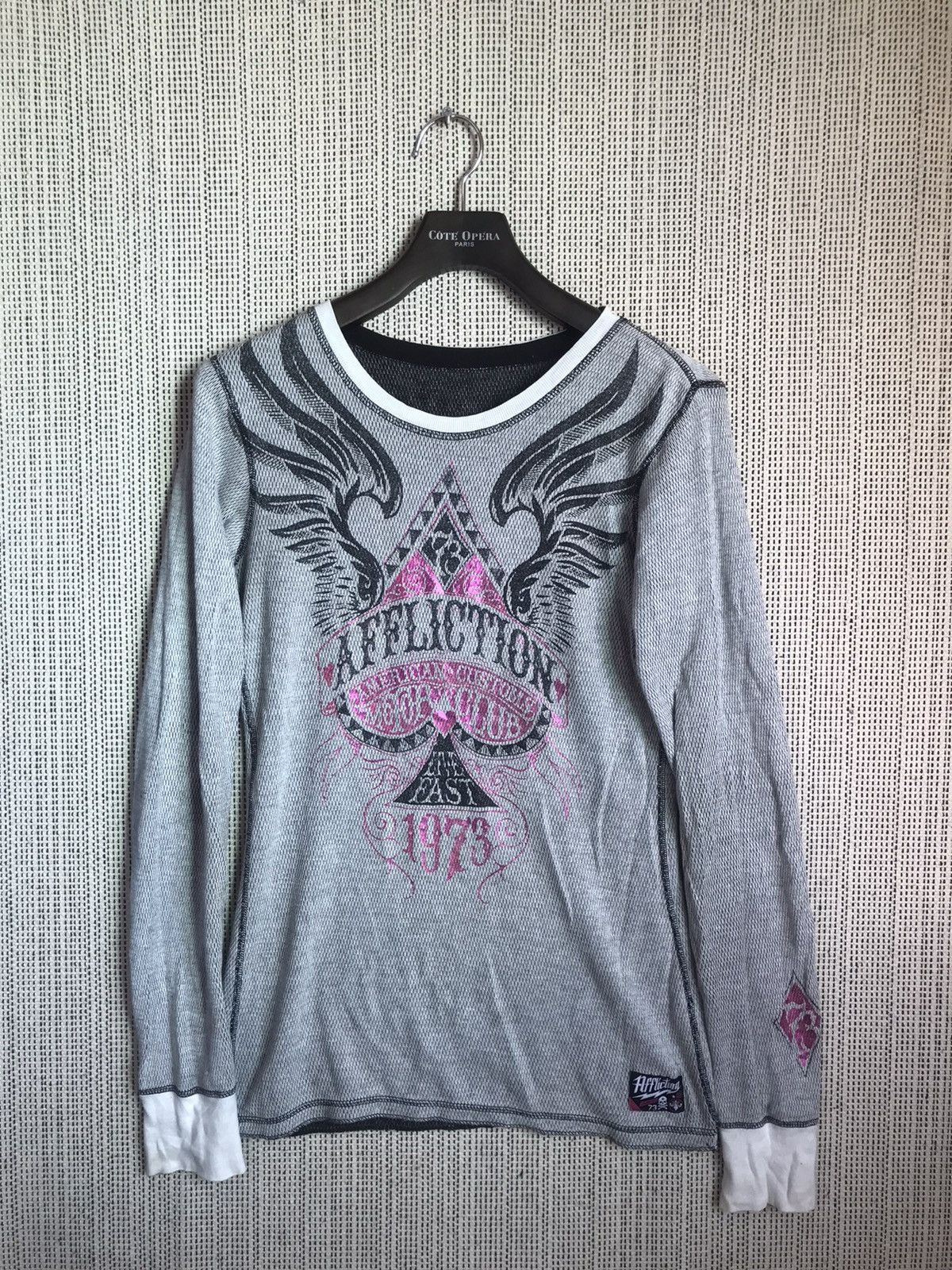 Affliction ‼️AFFLICTION AMERICAN CUSTOMS REVERSIBLE TSHIRT LONGSLEEVE‼️ Size US M / EU 48-50 / 2 - 2 Thumbnail