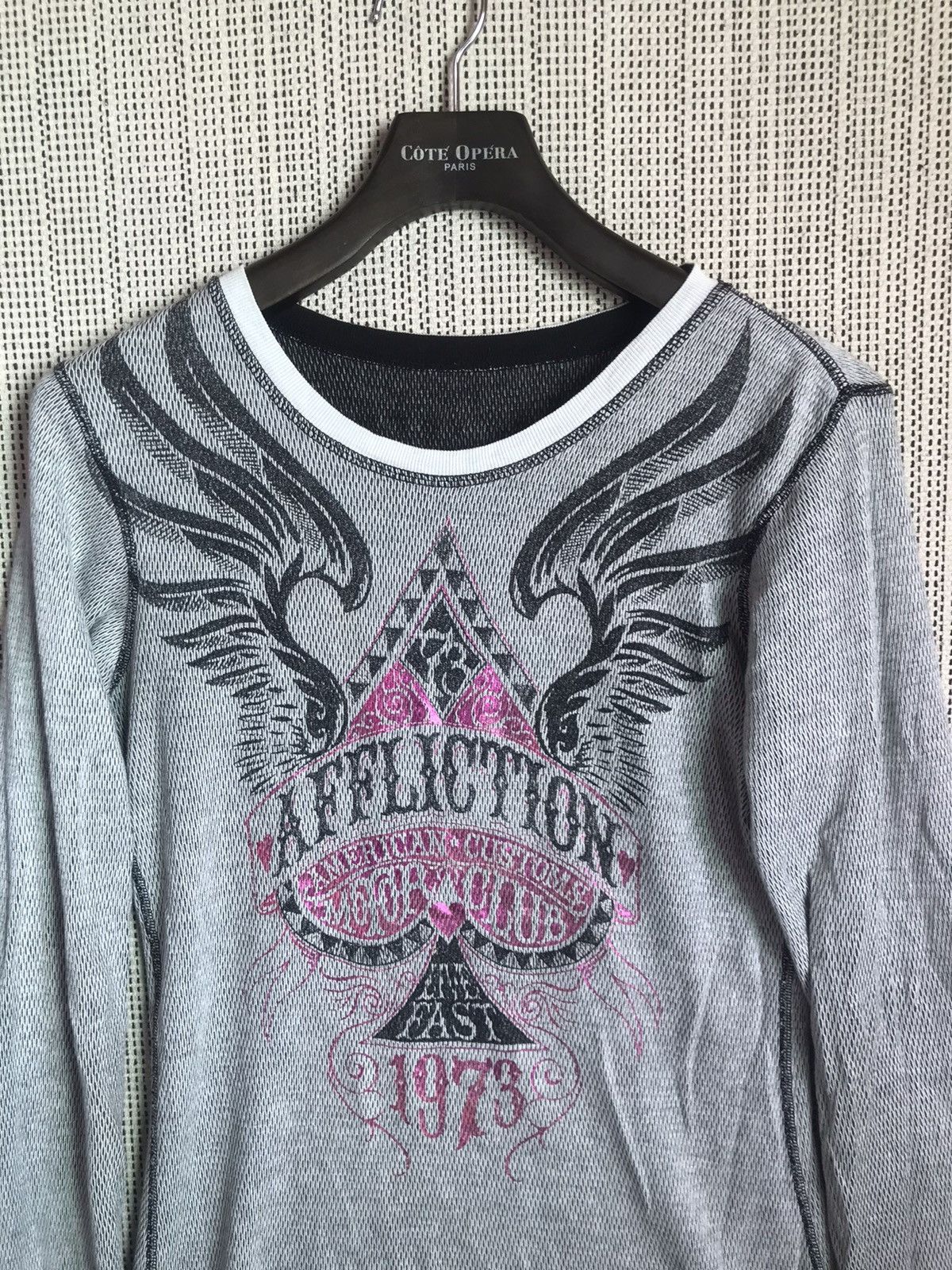 Affliction ‼️AFFLICTION AMERICAN CUSTOMS REVERSIBLE TSHIRT LONGSLEEVE‼️ Size US M / EU 48-50 / 2 - 7 Thumbnail