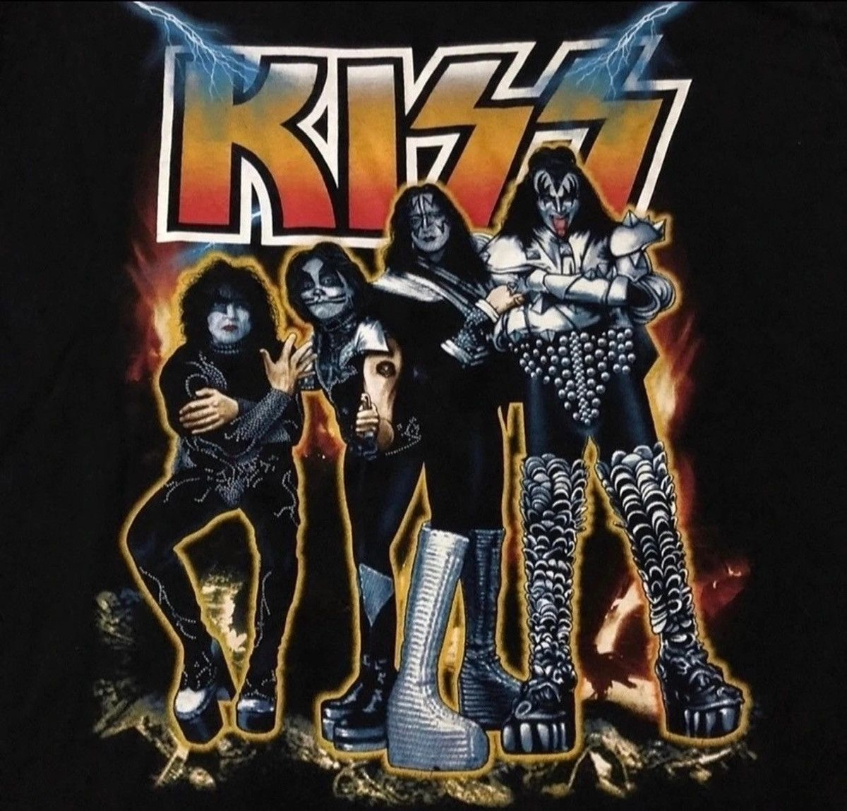 Band Tees Vintage Kiss Tshirt bootleg Size US L / EU 52-54 / 3 - 3 Thumbnail