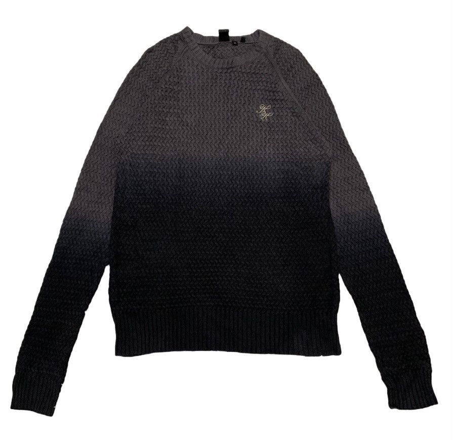 image of Two Tone Karl Kani Knit Sweater Jumper, Men's (Size XL)