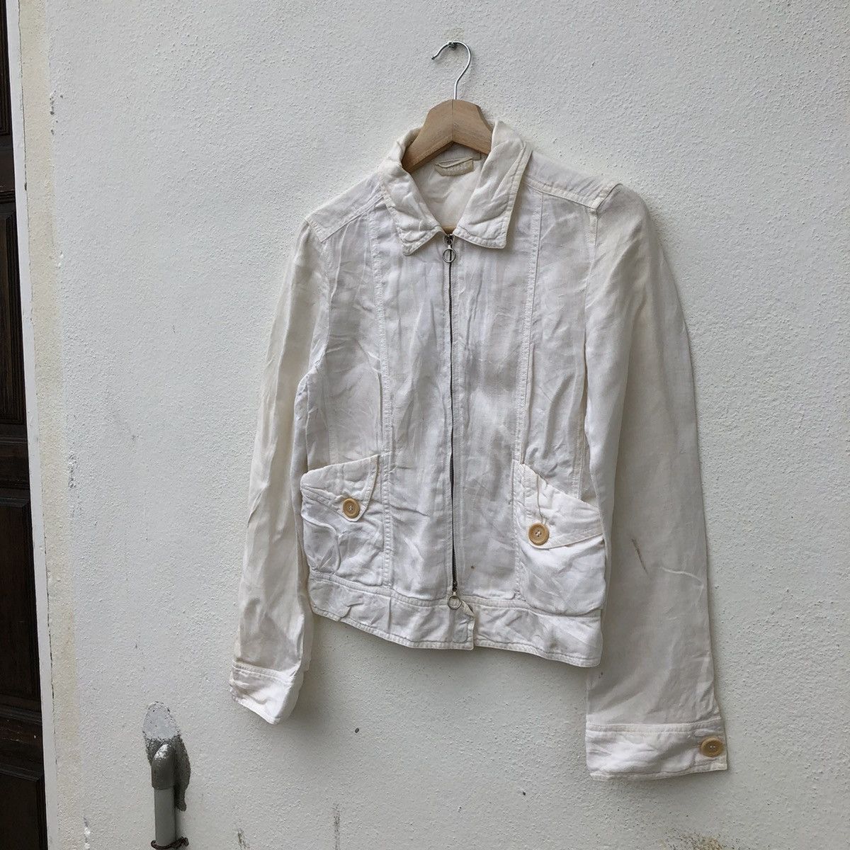 Other MARELLA CROPPED JACKET MADE IN ITALY RY ZIPPER Size US S / EU 44-46 / 1 - 2 Thumbnail