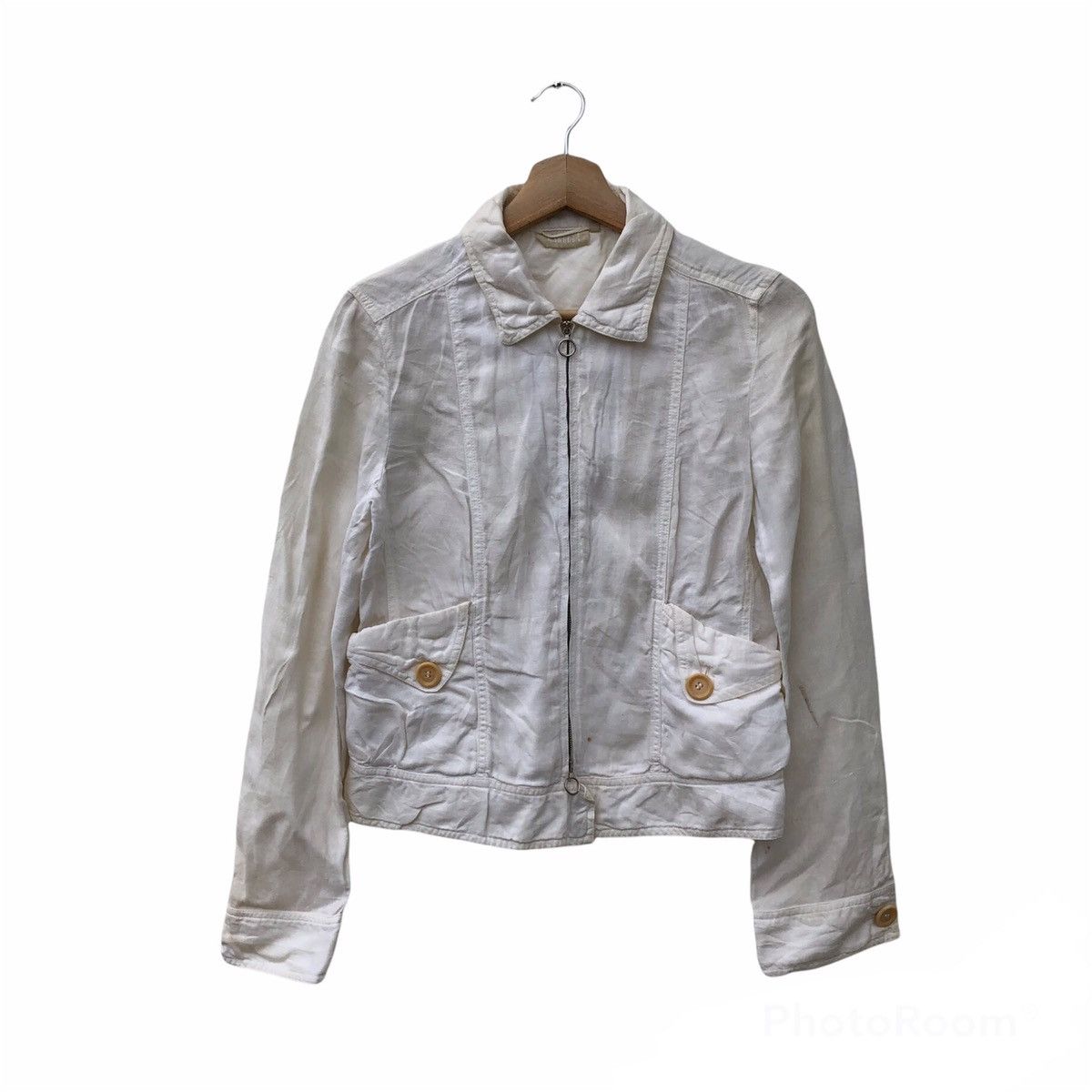 Other MARELLA CROPPED JACKET MADE IN ITALY RY ZIPPER Size US S / EU 44-46 / 1 - 1 Thumbnail