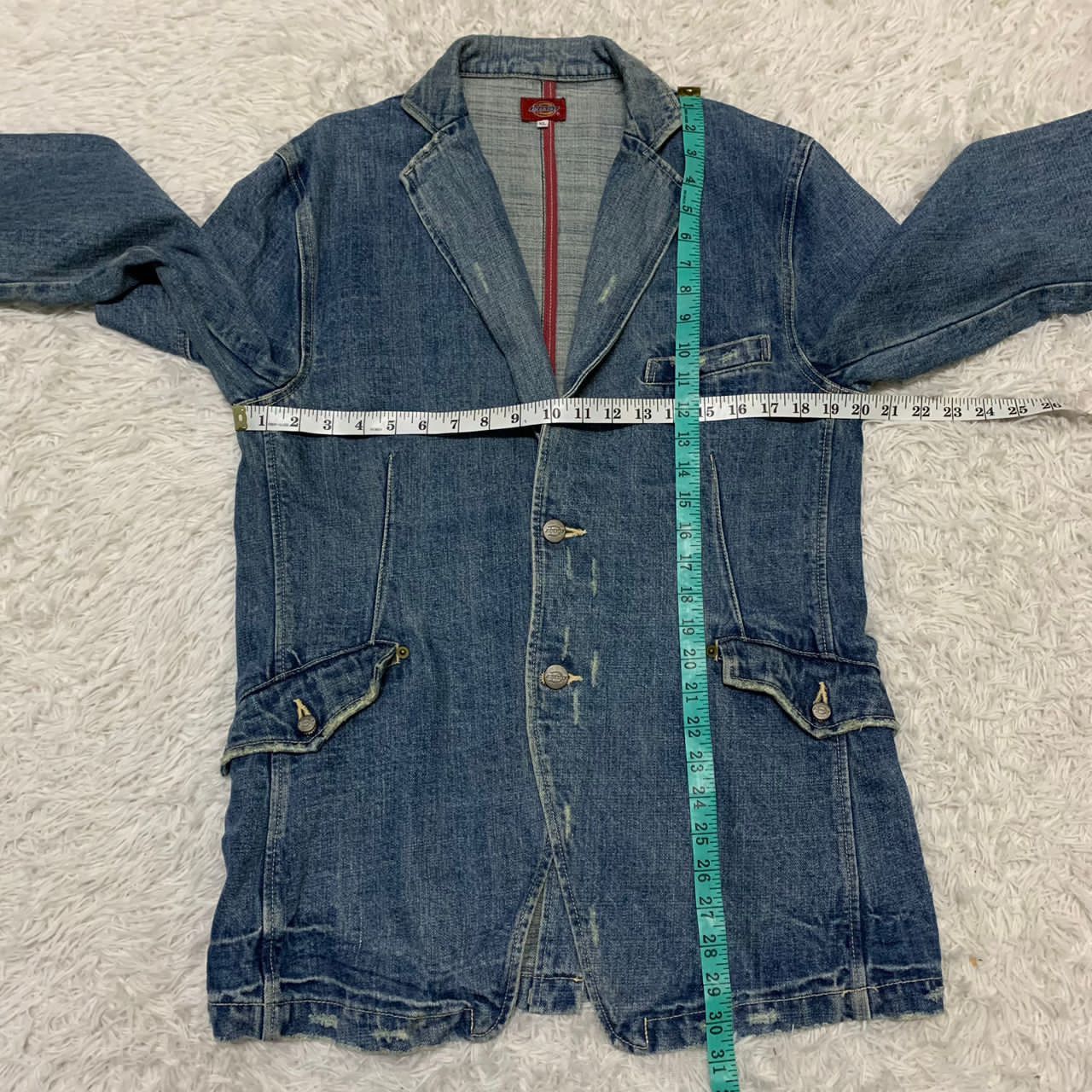 Dickies Dickies Denim Jacket Blouse Size US XL / EU 56 / 4 - 4 Thumbnail