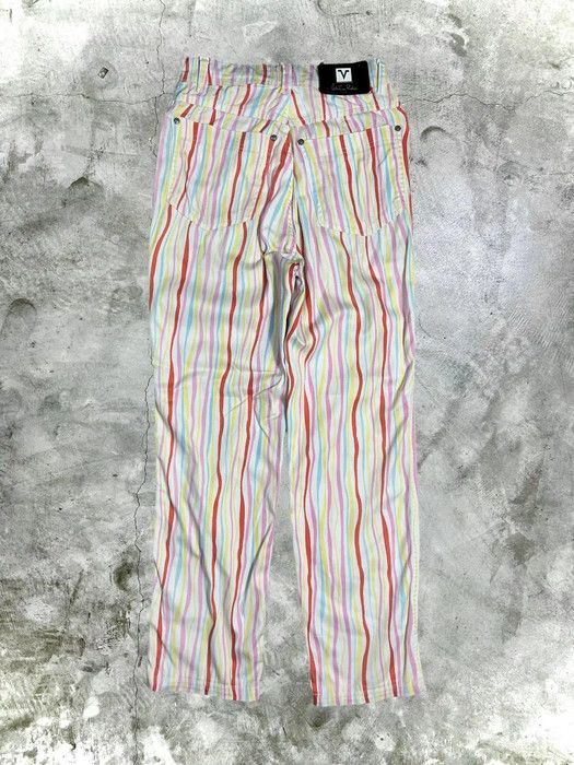Valentino Valentino Rudy Striped Pants GTMPT221 Size 25" / US 0 / IT 36 - 1 Thumbnail