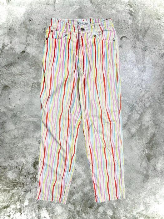Valentino Valentino Rudy Striped Pants GTMPT221 Size 25" / US 0 / IT 36 - 2 Thumbnail
