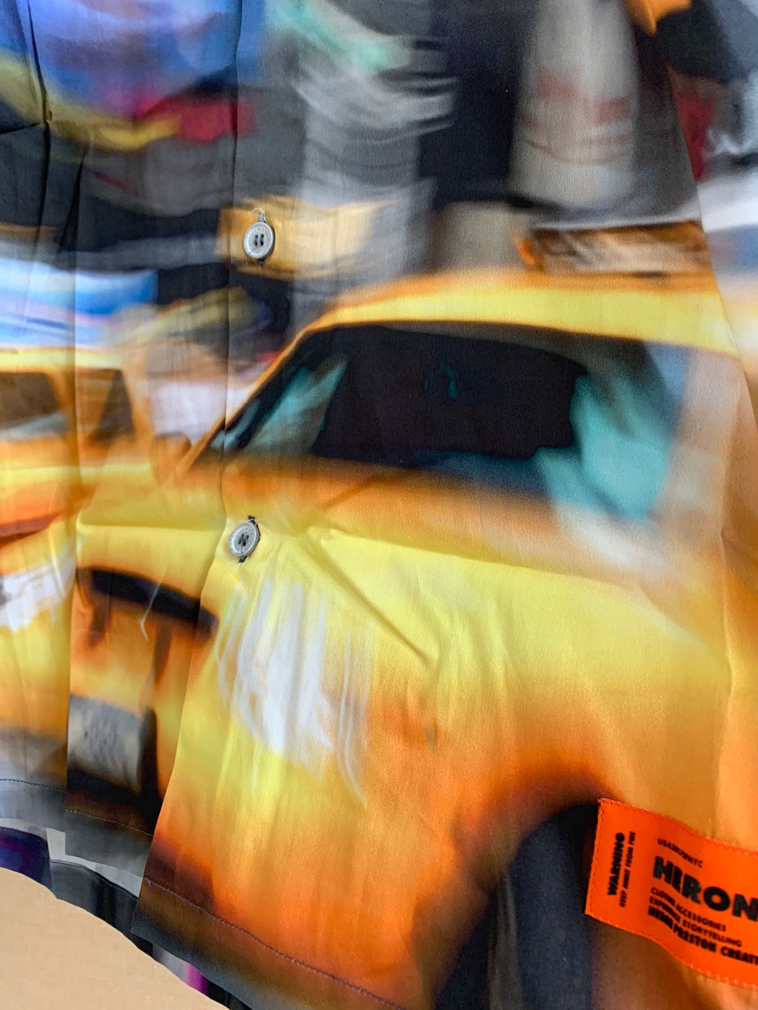 Heron Preston Button Up With Taxi Print All Over Size US L / EU 52-54 / 3 - 5 Thumbnail