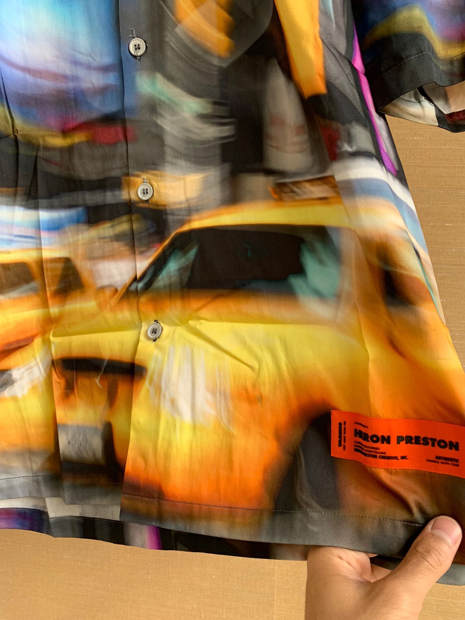 Heron Preston Button Up With Taxi Print All Over Size US L / EU 52-54 / 3 - 4 Thumbnail