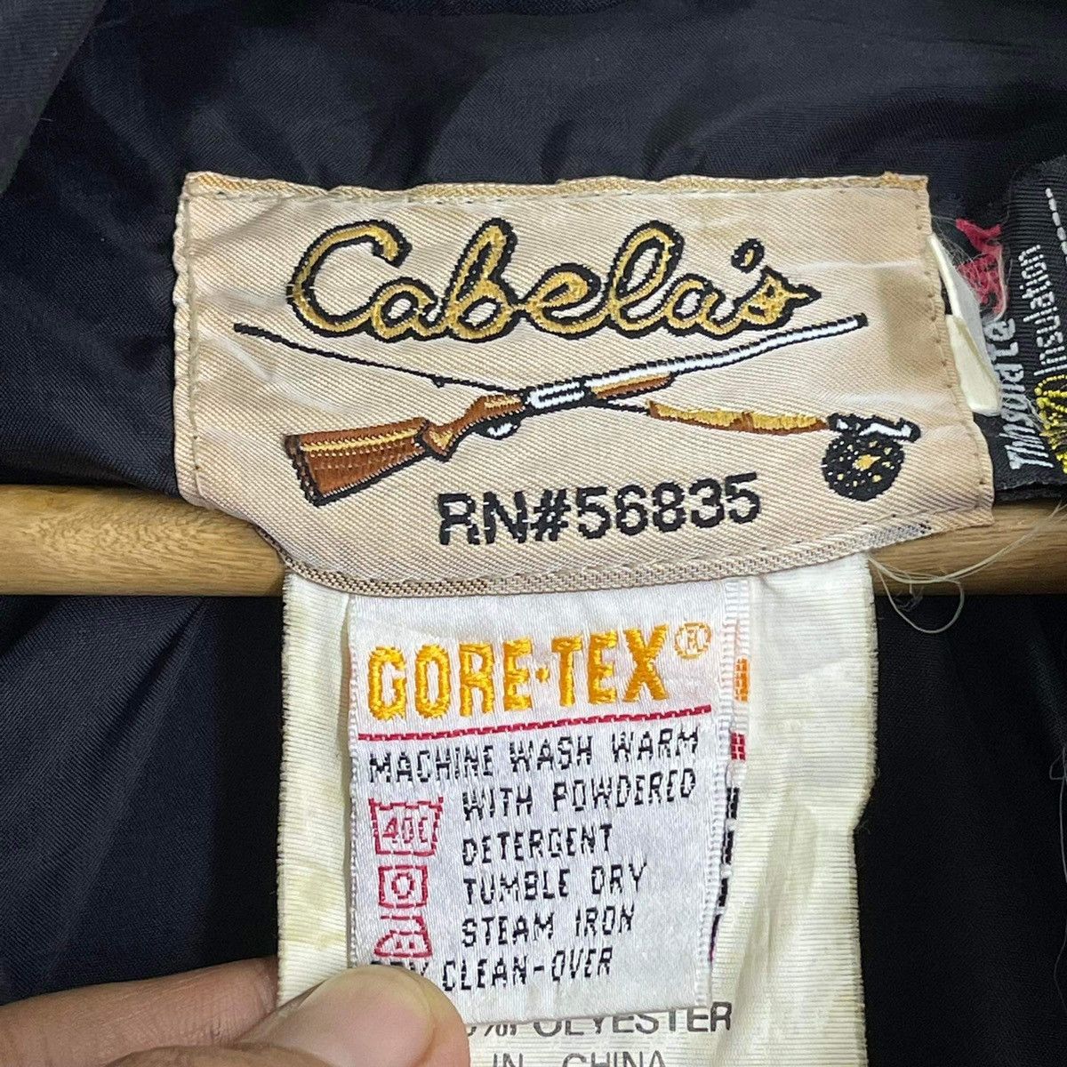 Goretex × Vintage Vintage Cabelas Goretex Fabric Hoodies Jacket Size L Size US L / EU 52-54 / 3 - 8 Thumbnail