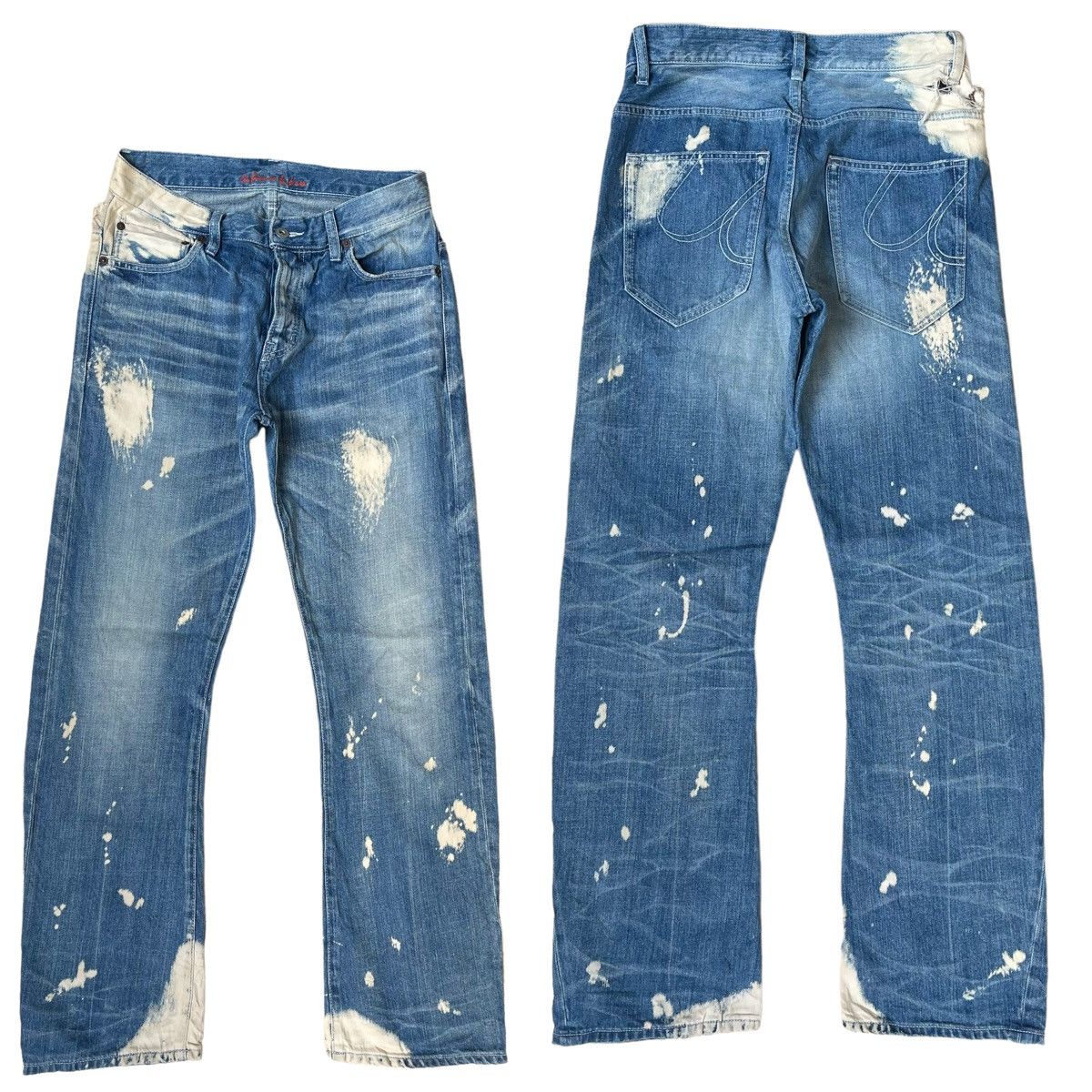 Vintage Japanase brand Nice Design Denim Pants Size US 28 / EU 44 - 1 Thumbnail