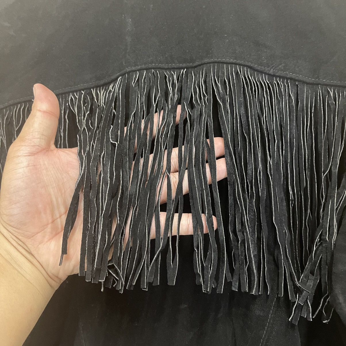 Other Vintage Outerwear by Phoenix Fringe Suede Leather Jacket Size US S / EU 44-46 / 1 - 11 Thumbnail