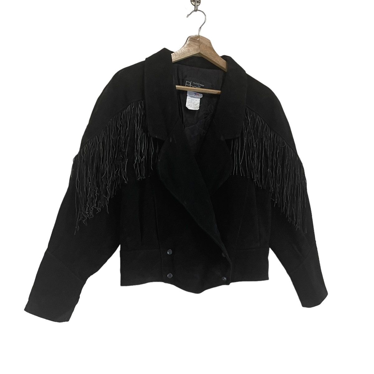 Other Vintage Outerwear by Phoenix Fringe Suede Leather Jacket Size US S / EU 44-46 / 1 - 2 Thumbnail
