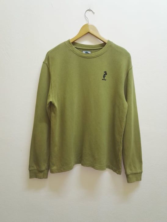 Japanese Brand 🔥STEALS🔥 Harlem Store Sweatshirt Crewneck Green Colour Size US M / EU 48-50 / 2 - 1 Thumbnail
