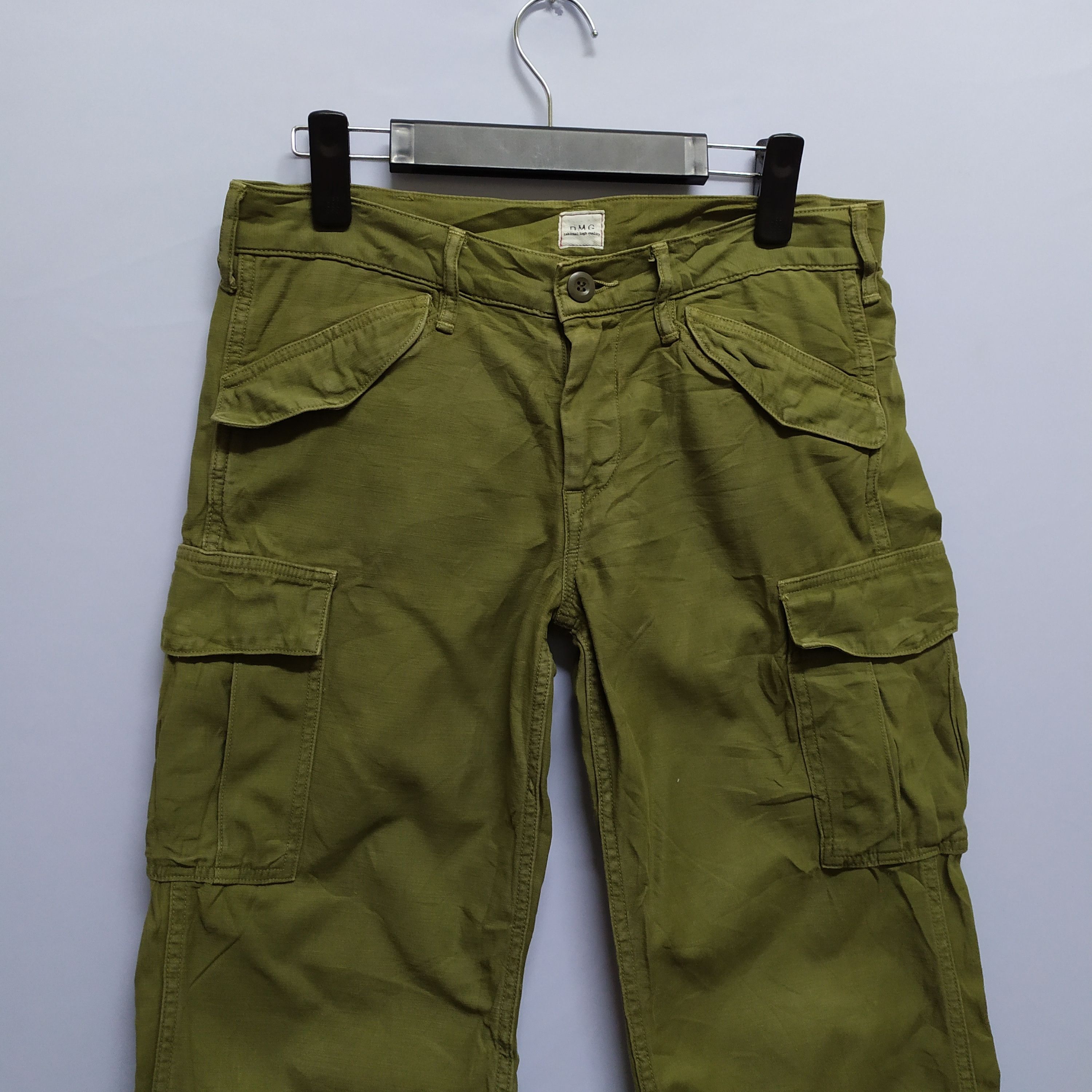 Japanese Brand DMG CARGO PANTS MULTIPOCKET TACTICAL Size US 30 / EU 46 - 2 Thumbnail