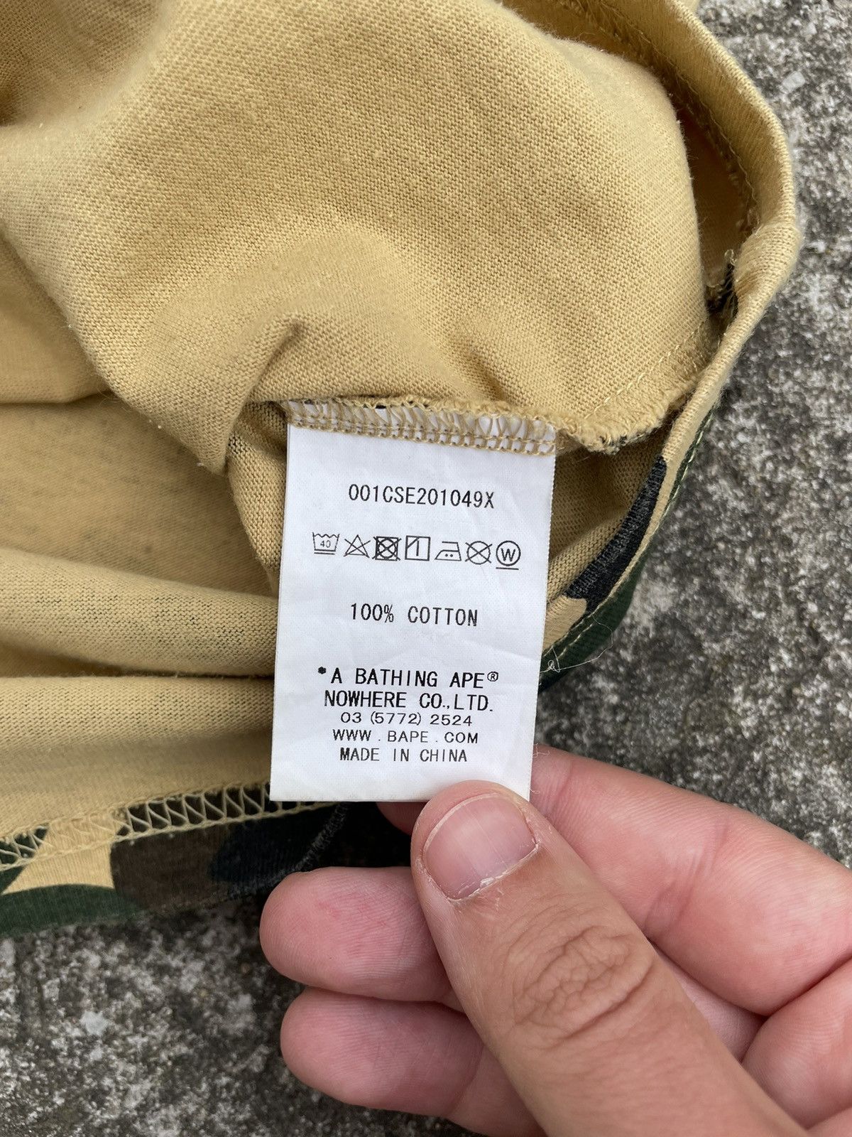 Bape Bape 1st Camo ATS Pocket Tee Size US L / EU 52-54 / 3 - 7 Thumbnail