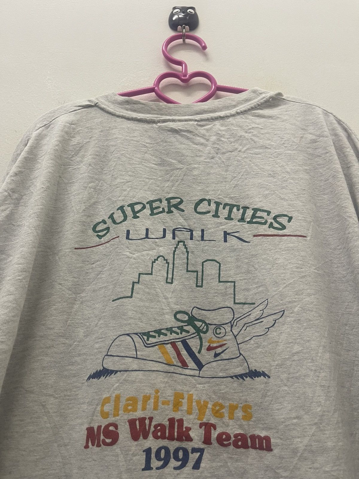 Adidas Rare 90s Vintage CLARIANT Super Cities Walk Adidas Nike Logo Size US XL / EU 56 / 4 - 2 Thumbnail