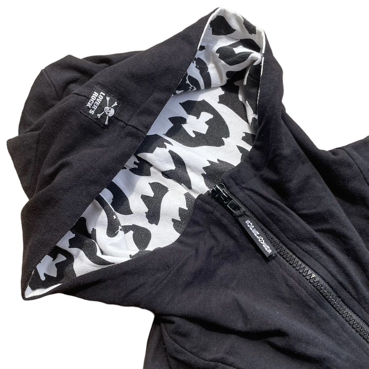 Super Lovers 🇯🇵☠️ SUPER LOVERS SKULL PUNK GOTHIC HOODIE SWEATER JACKET Size US M / EU 48-50 / 2 - 6 Thumbnail