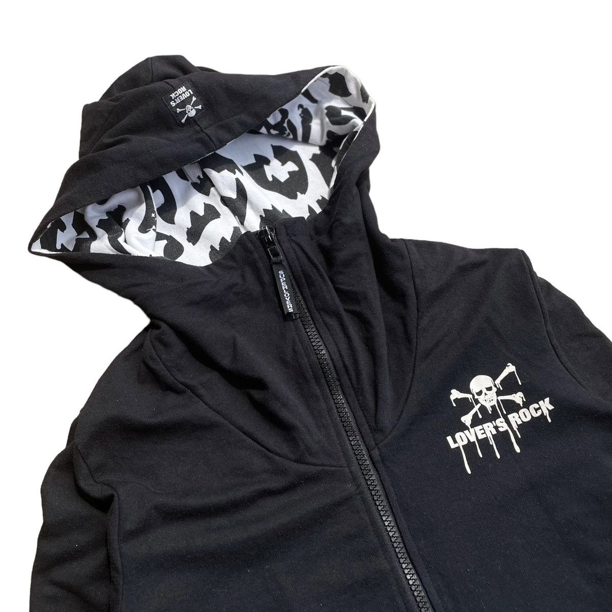 Super Lovers 🇯🇵☠️ SUPER LOVERS SKULL PUNK GOTHIC HOODIE SWEATER JACKET Size US M / EU 48-50 / 2 - 4 Thumbnail