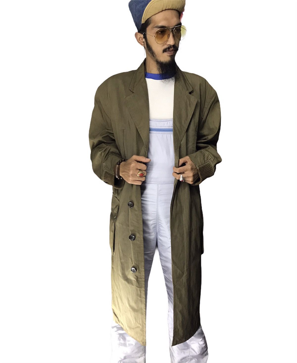 Comme des Garcons × Designer × Japanese Brand 🔥BEST OFFER🔥Comme des garçons homme trench coat Size US M / EU 48-50 / 2 - 2 Thumbnail