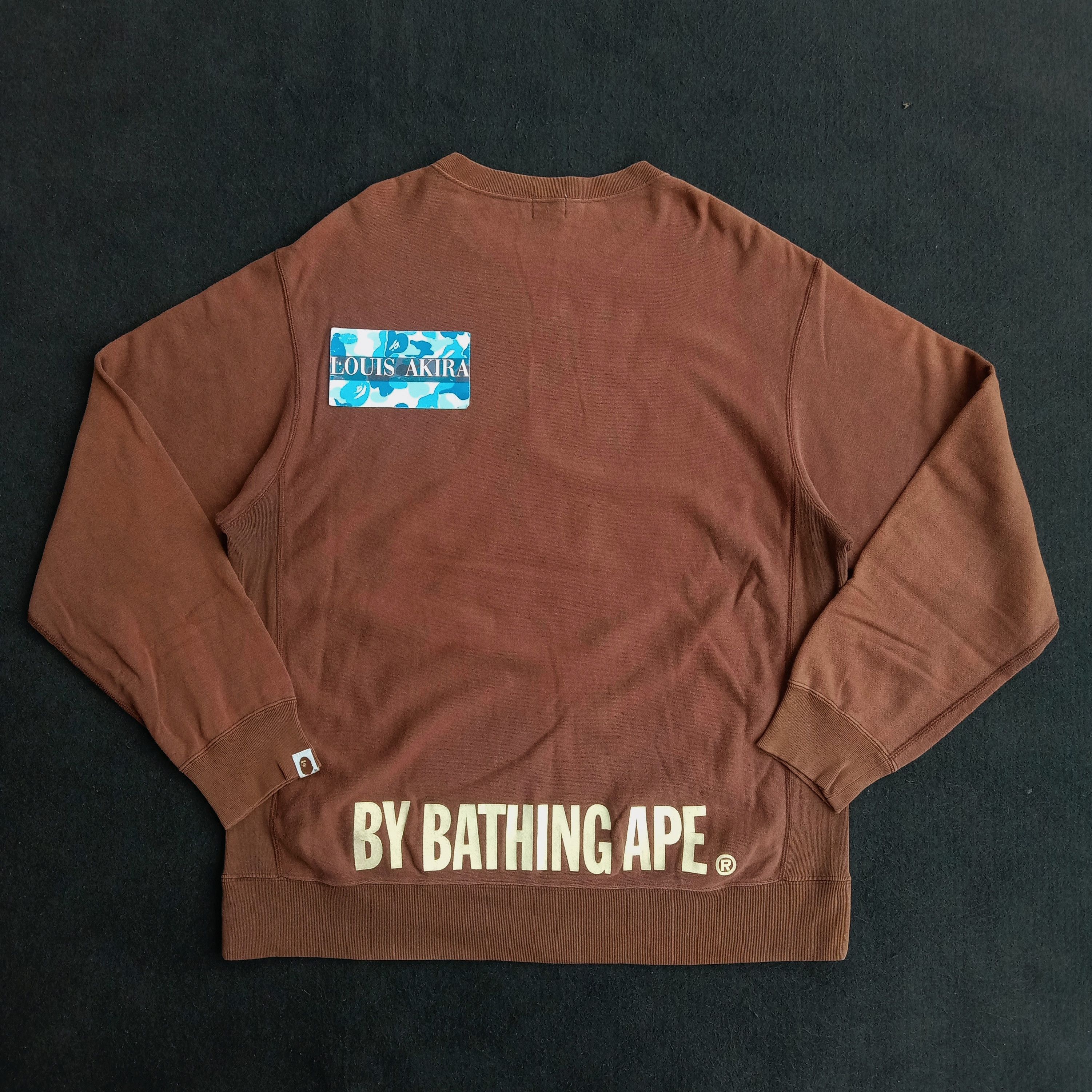 Bape Ape Face Crewneck (2007) Size US L / EU 52-54 / 3 - 3 Thumbnail