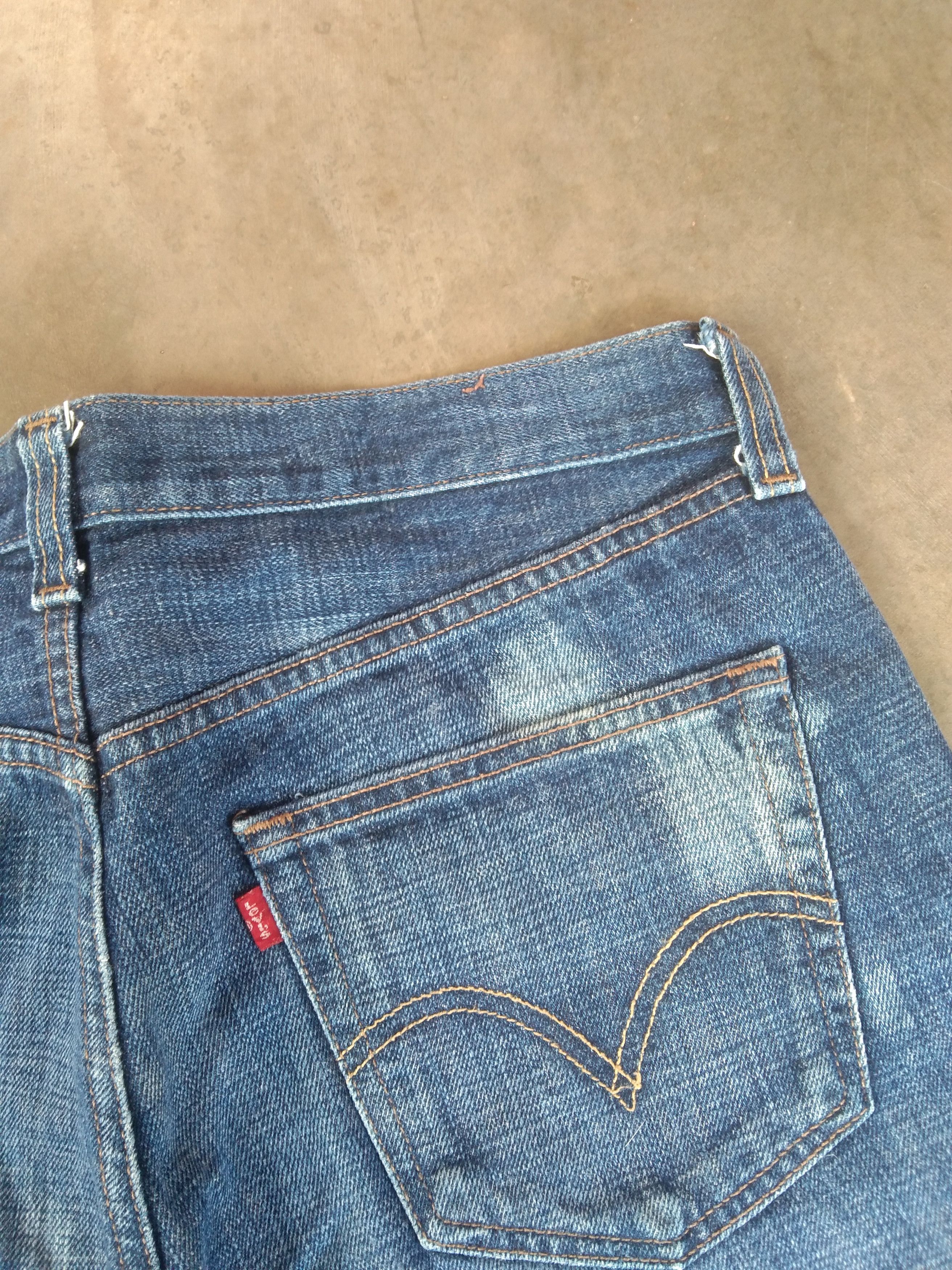 Levi's Vintage Levi's 501 Straight Leg Jeans 33x32 Size US 33 - 4 Thumbnail