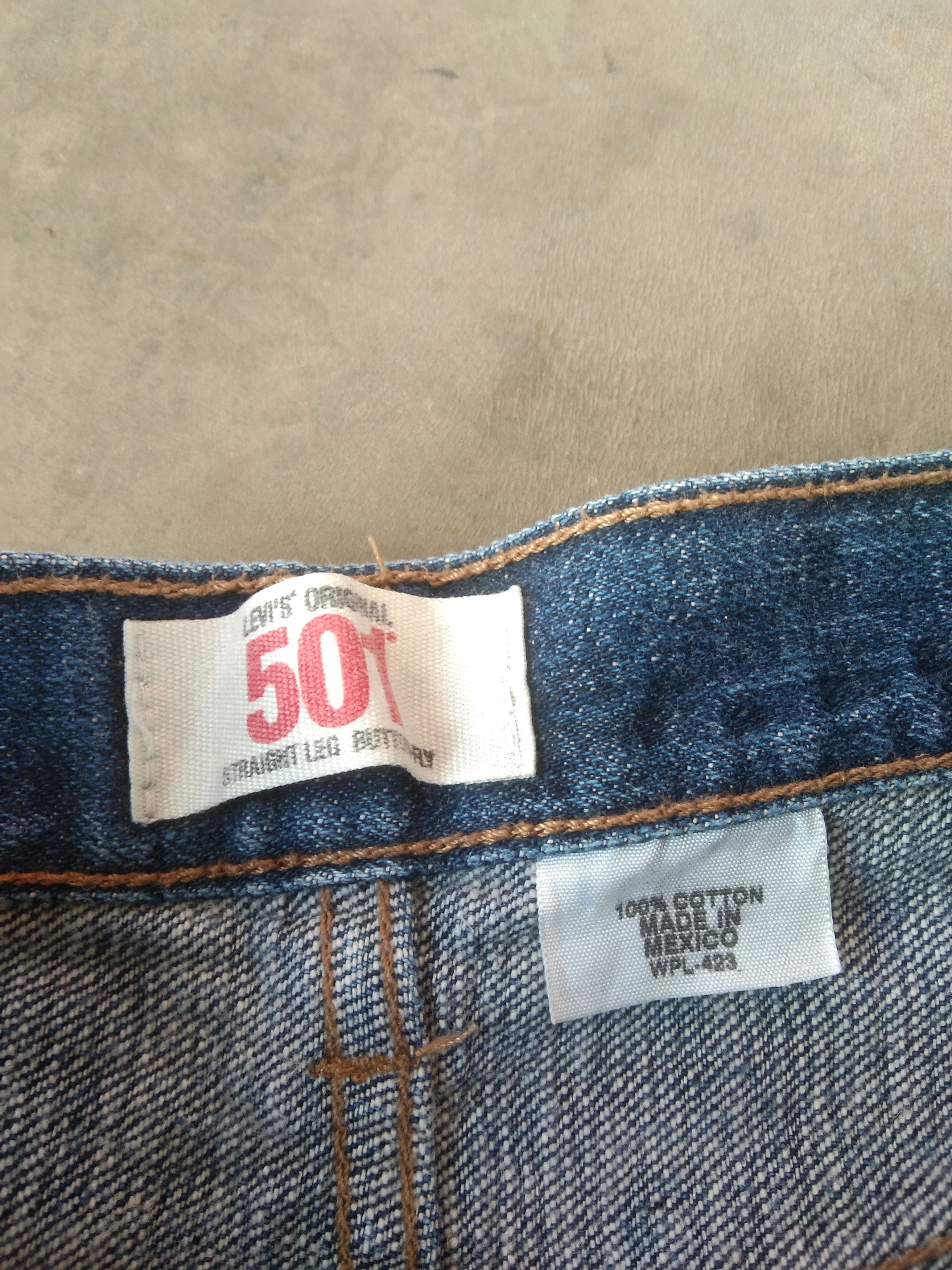 Levi's Vintage Levi's 501 Straight Leg Jeans 33x32 Size US 33 - 8 Thumbnail