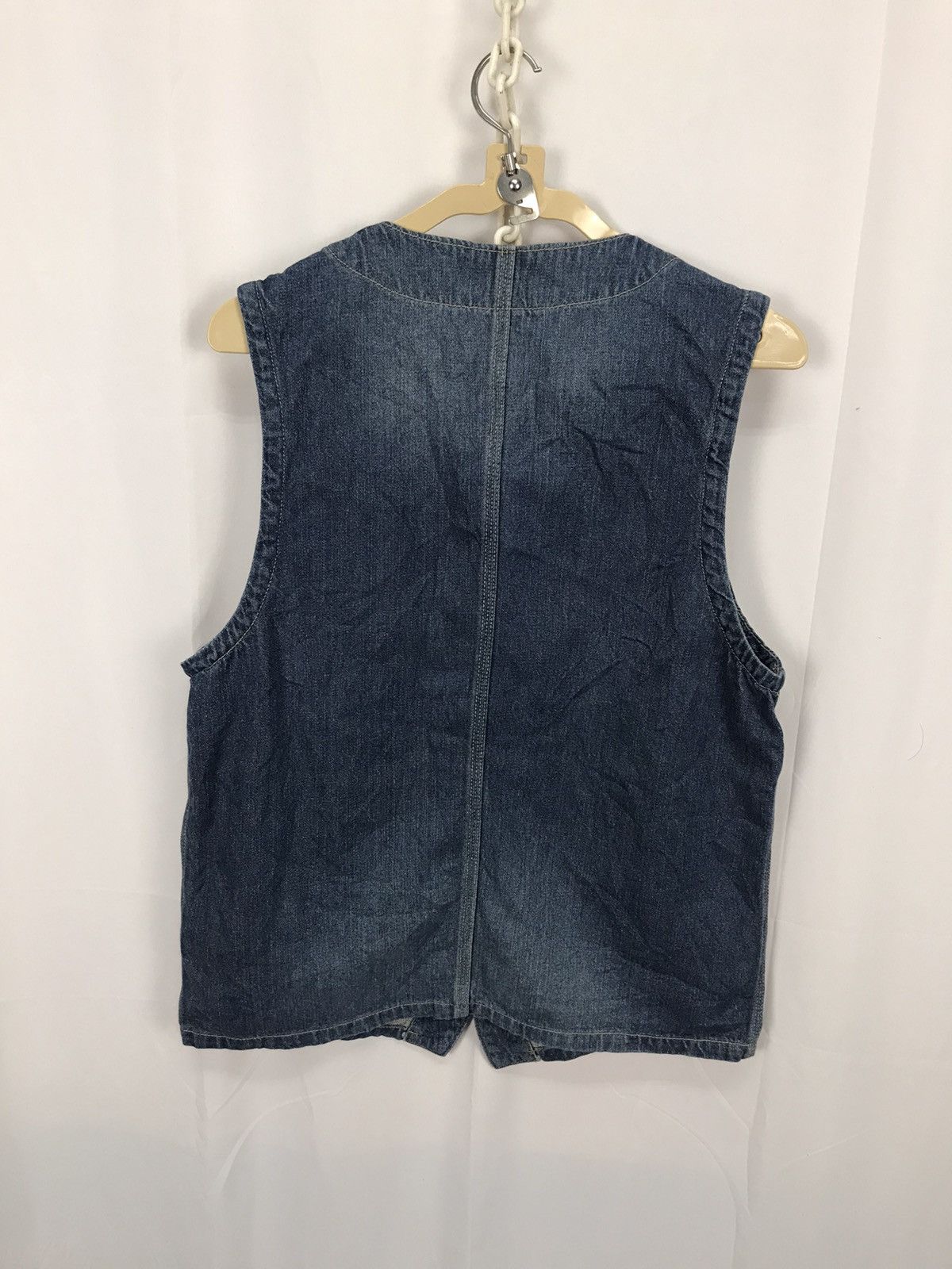 Big John × Japanese Brand Vintage denim craft button sleeveless by big John Size US S / EU 44-46 / 1 - 11 Thumbnail
