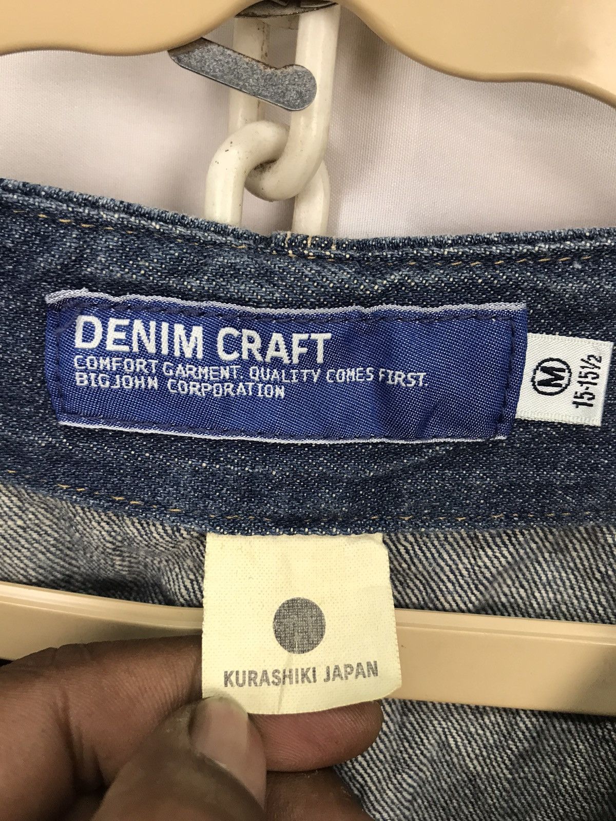 Big John × Japanese Brand Vintage denim craft button sleeveless by big John Size US S / EU 44-46 / 1 - 5 Thumbnail