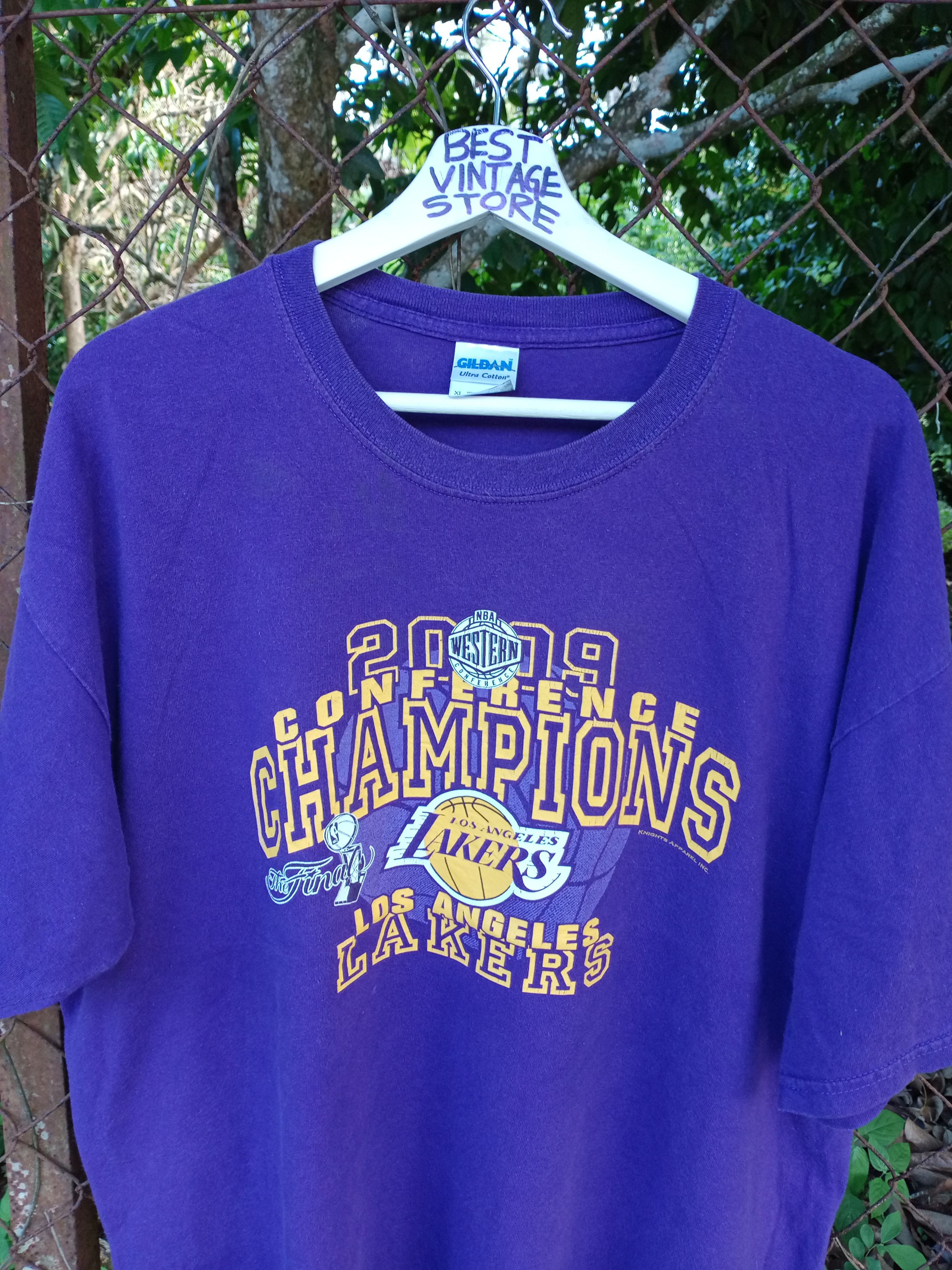 NBA L.A Lakers 2009 Final NBA ConferenceChampion t-shirt Size US XL / EU 56 / 4 - 1 Thumbnail
