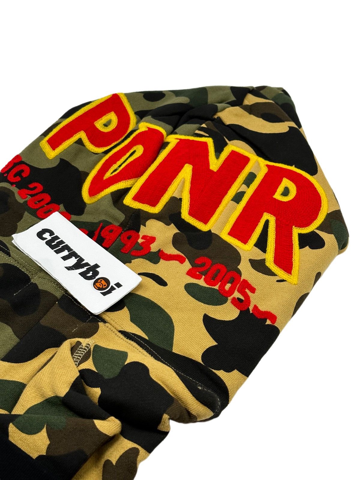 Bape BAPE 1st Camo Half Shark Full Zip Hoodie Green/Yellow Size US M / EU 48-50 / 2 - 5 Thumbnail