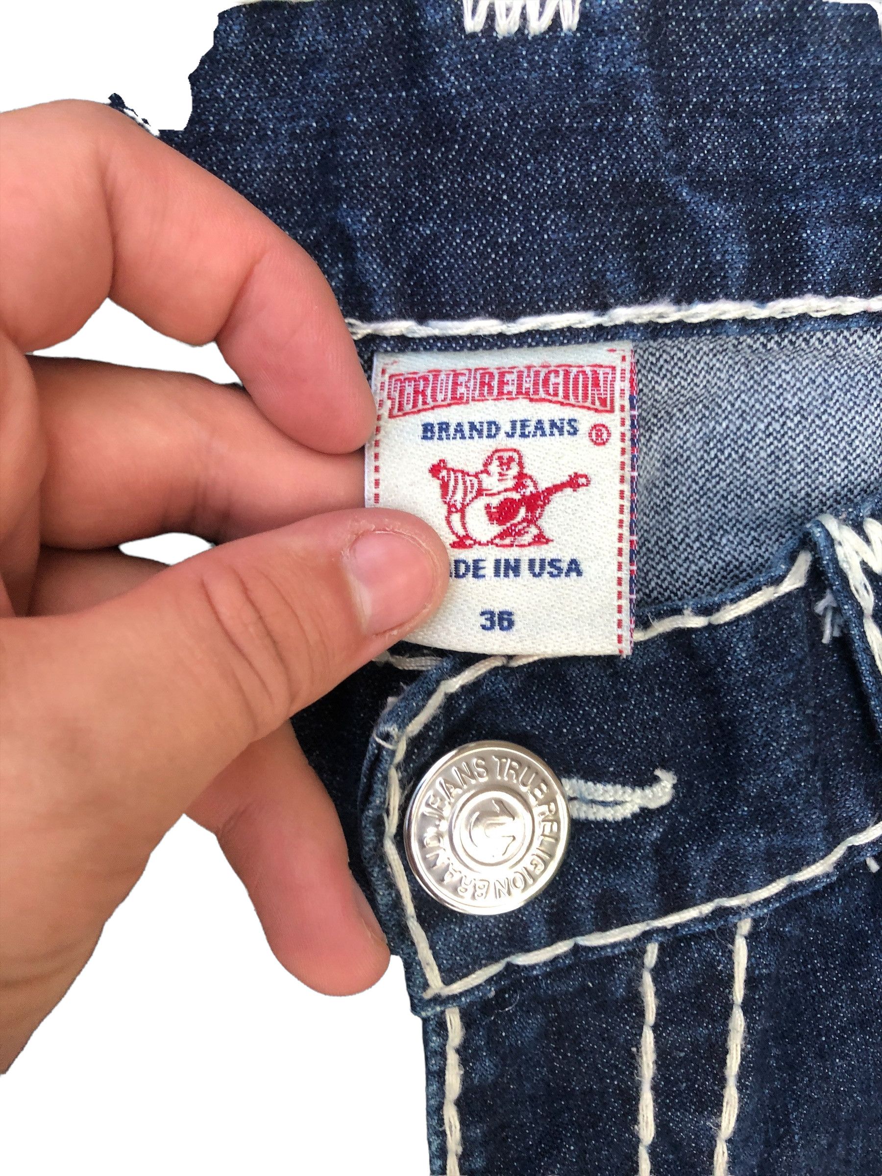 True Religion × Vintage Vintage True Religion Jeans and Jacket Set BILLY SUPER T Size US 36 / EU 52 - 9 Thumbnail