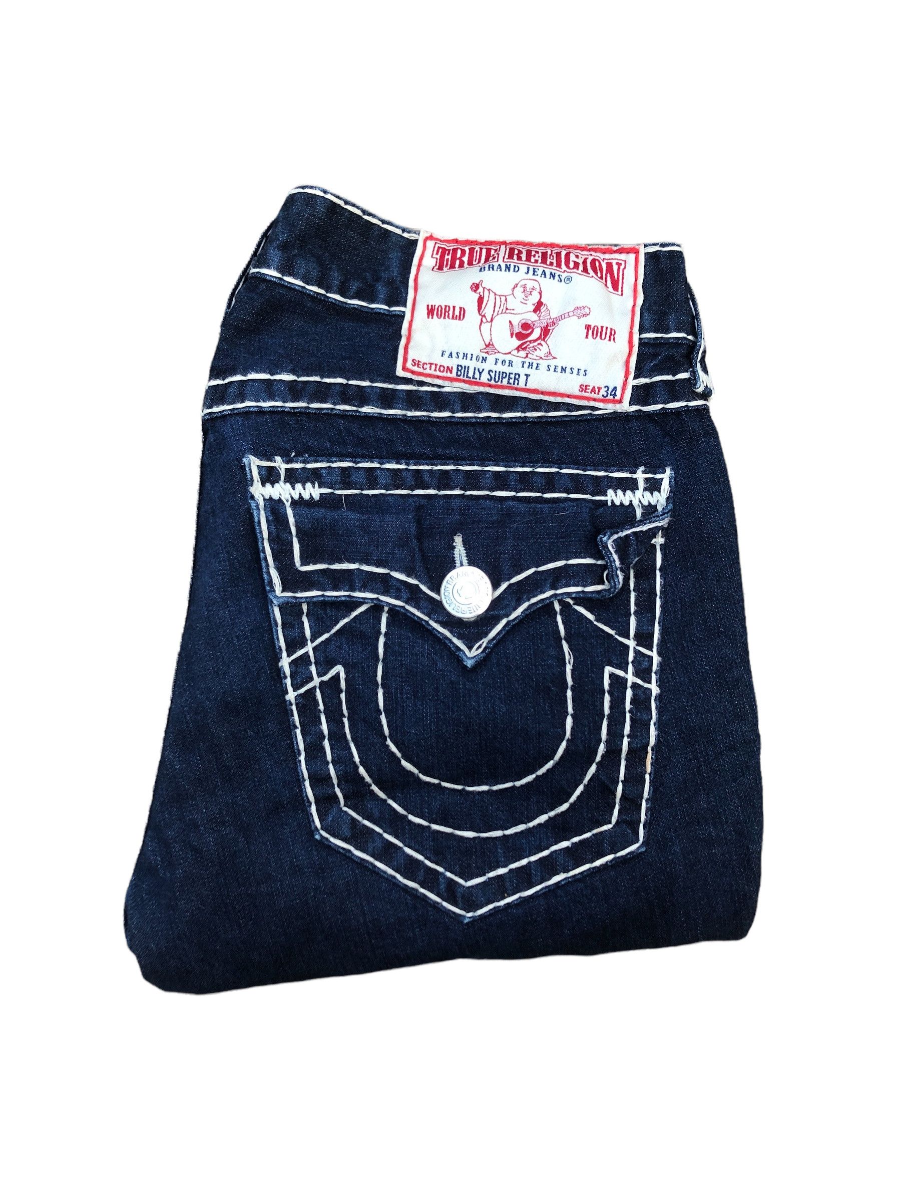 True Religion × Vintage Vintage True Religion Jeans and Jacket Set BILLY SUPER T Size US 36 / EU 52 - 5 Thumbnail