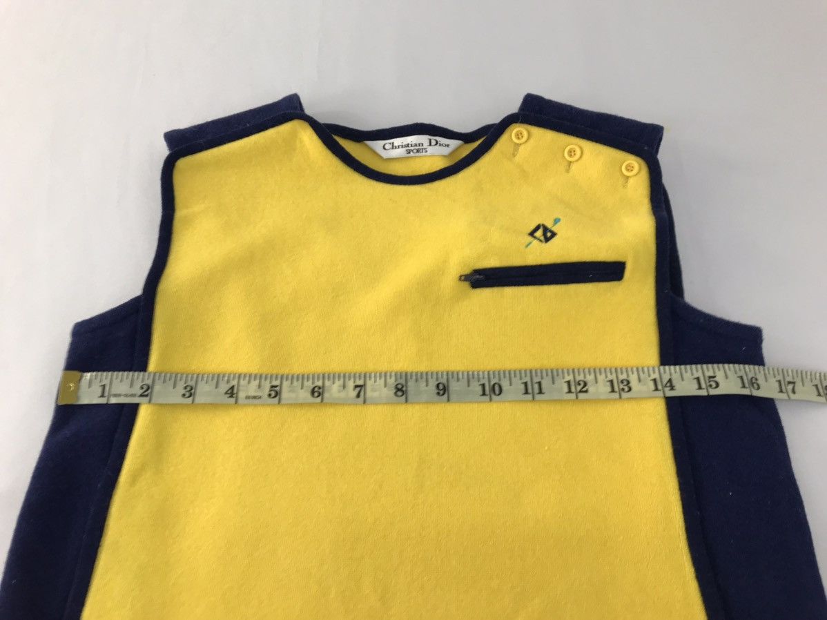 Christian Dior Monsieur Christian Dior Sports Golf Edition Terry Cloth Sleeveles Tee Size S / US 4 / IT 40 - 8 Thumbnail