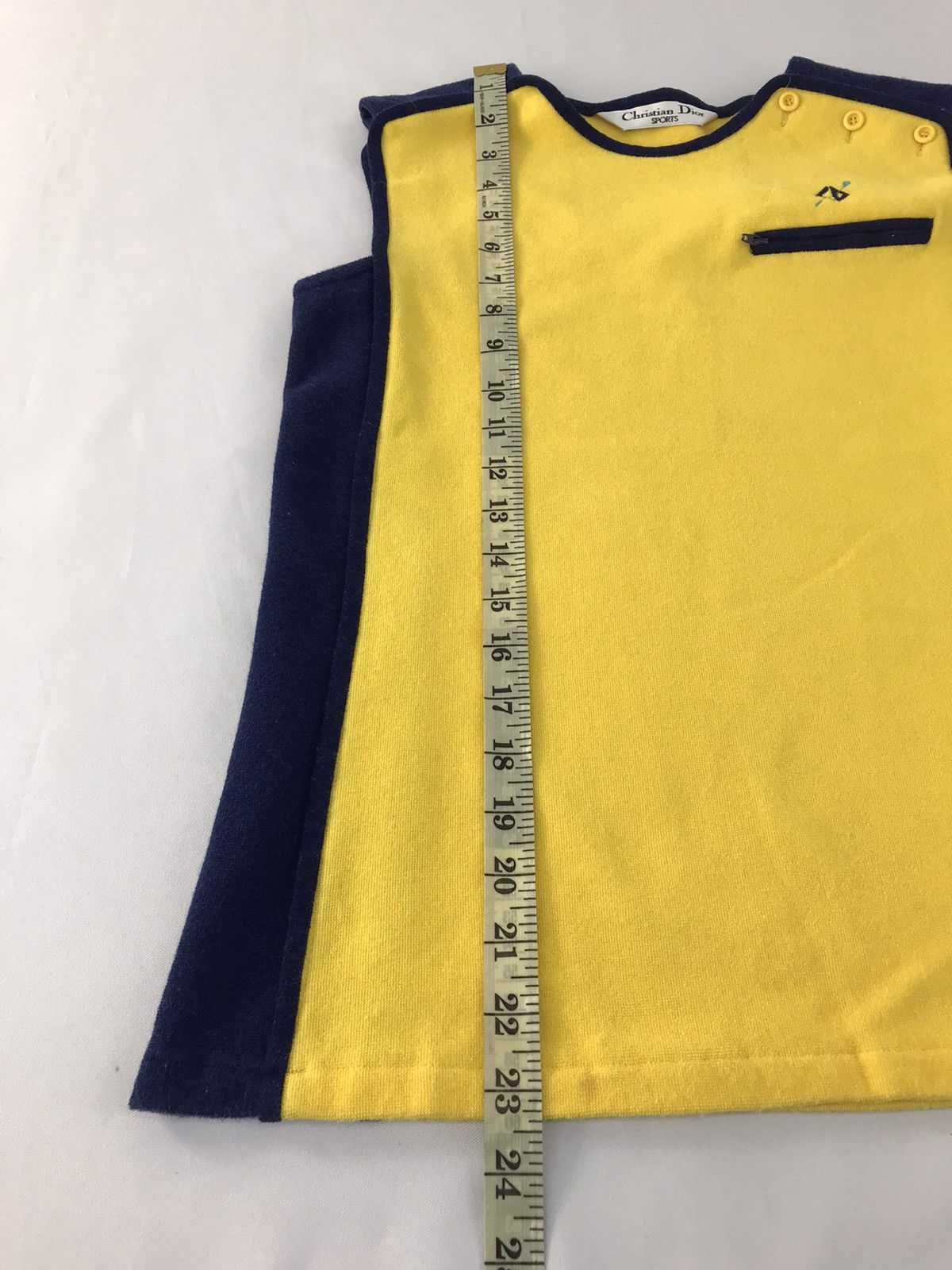 Christian Dior Monsieur Christian Dior Sports Golf Edition Terry Cloth Sleeveles Tee Size S / US 4 / IT 40 - 9 Thumbnail